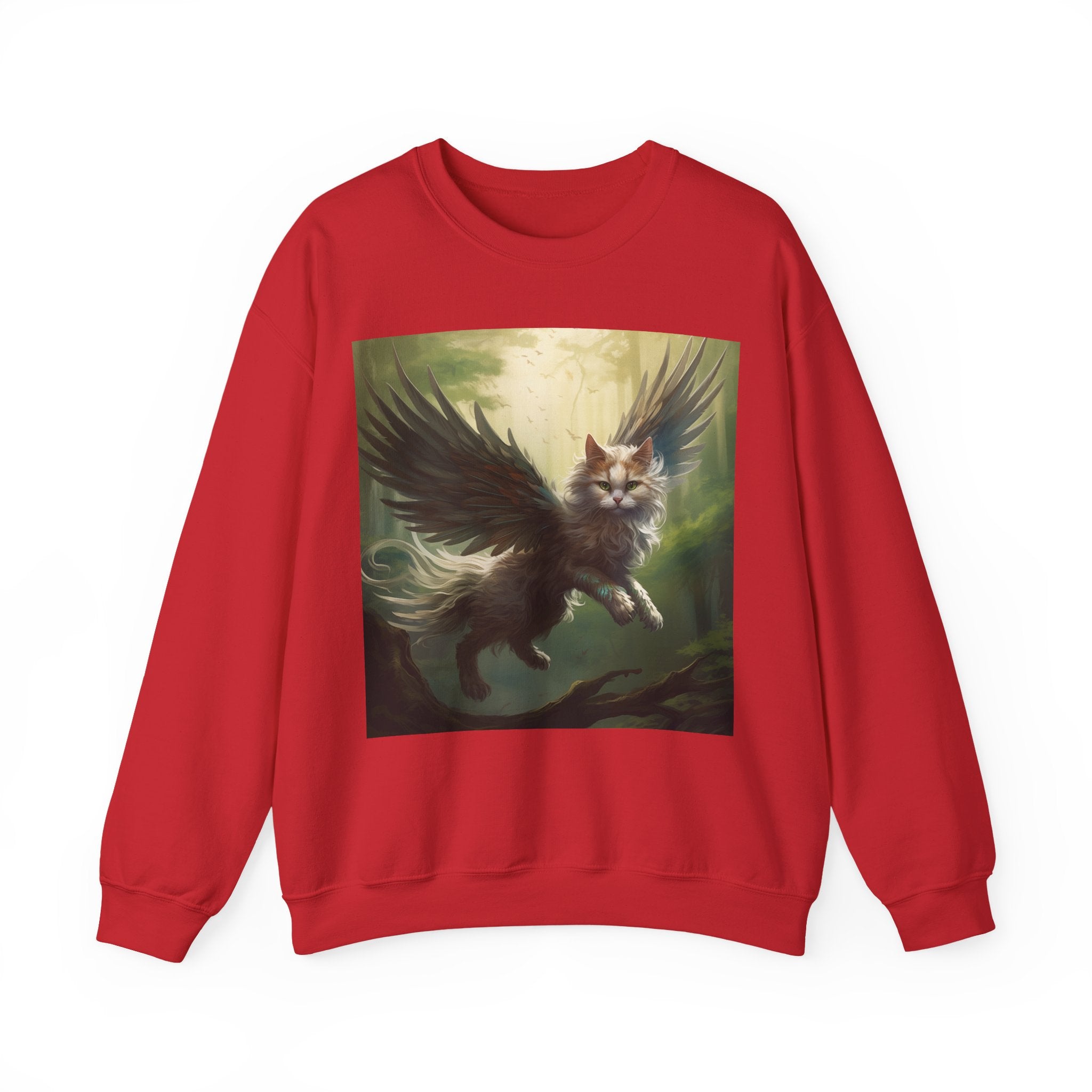 Fantasy Cat Unisex Heavy Blend Crewneck Sweatshirt