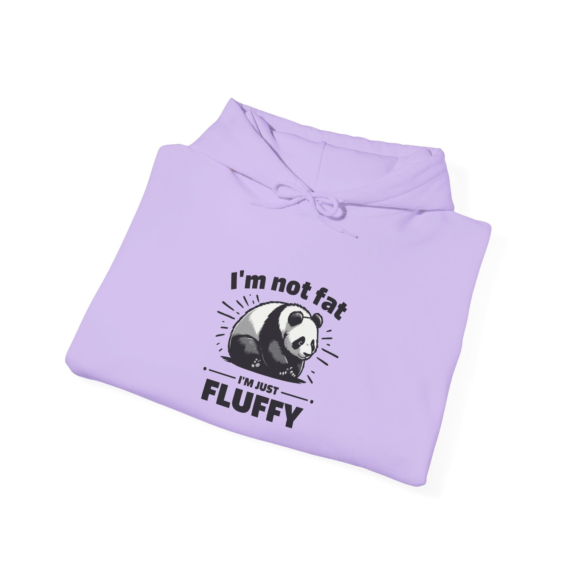 Funny Panda Hoodie - "I'm Not Fat, I'm Just Fluffy"