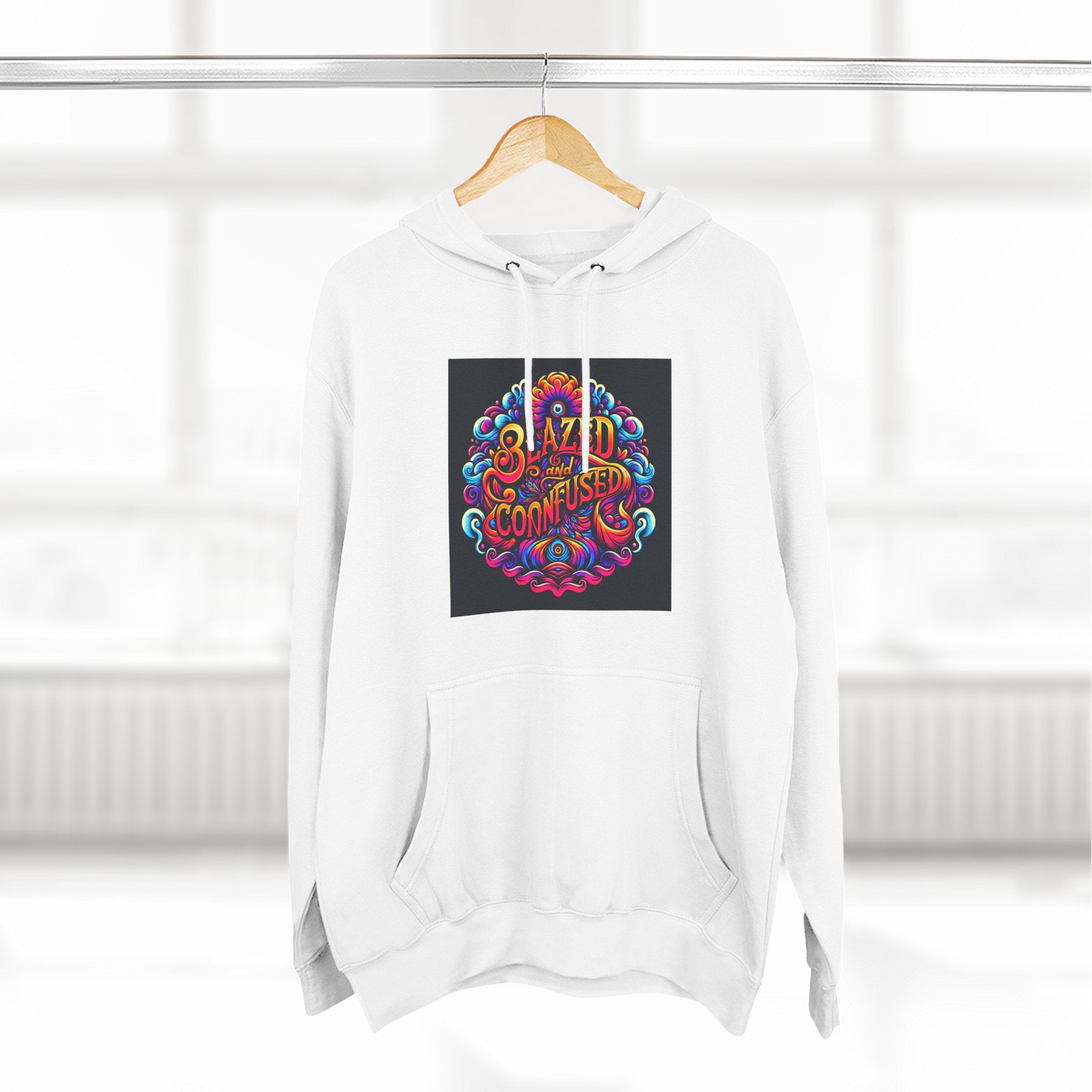 Blazed and Confused Three-Panel Fleece Hoodie