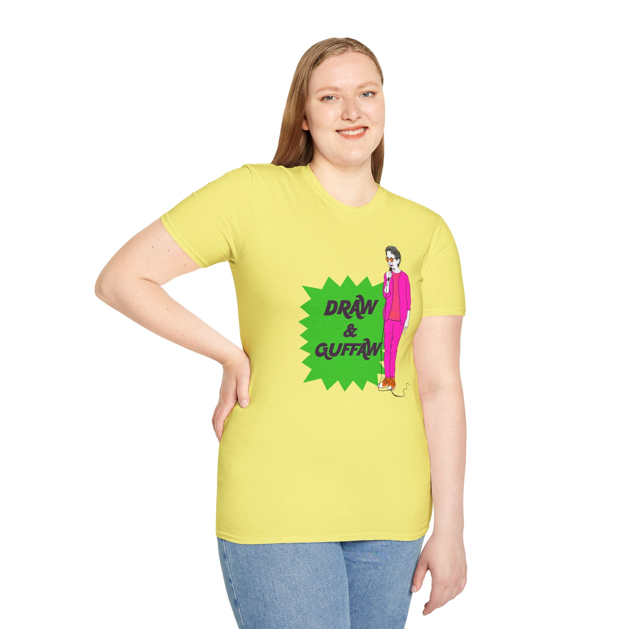 Draw and Guffaw Unisex Softstyle T-Shirt