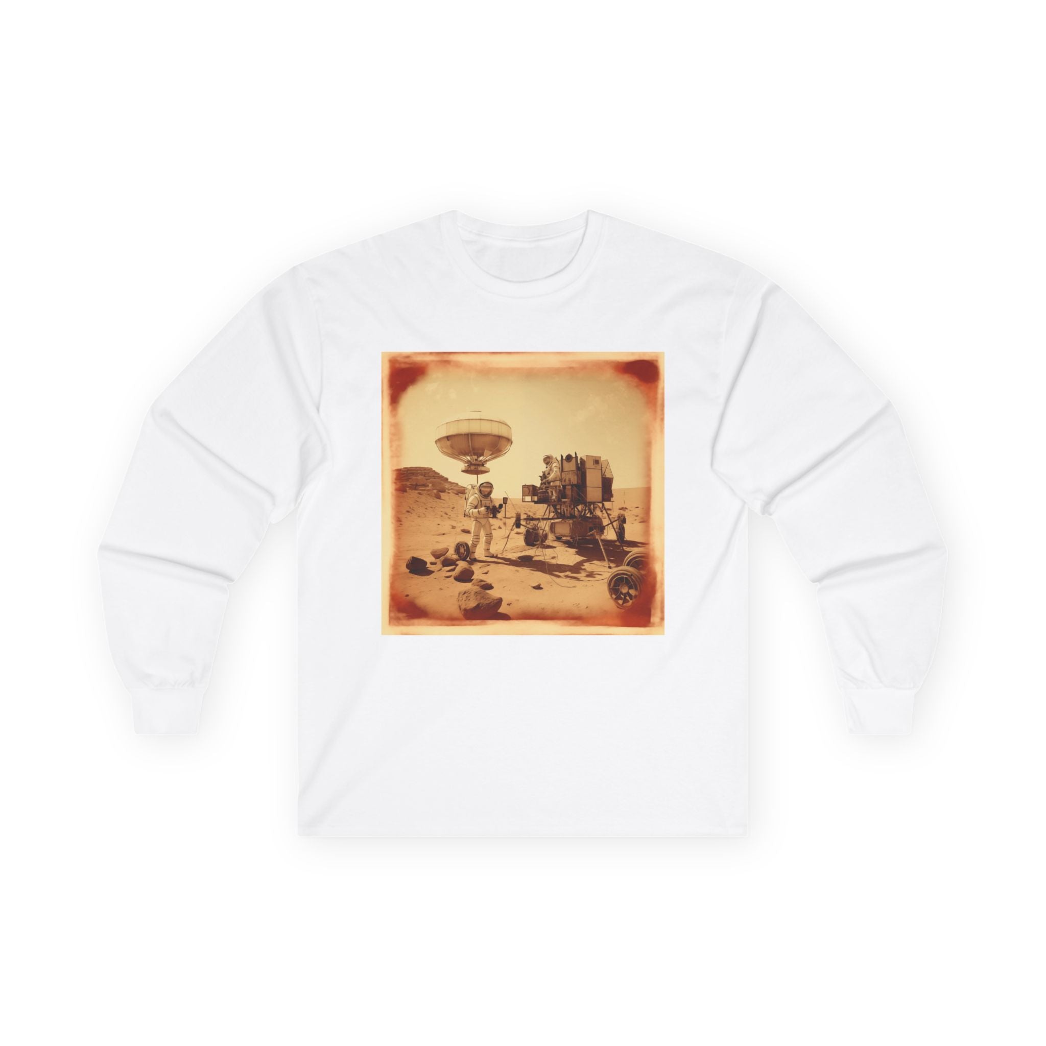 Martian Polaroid Unisex Ultra Cotton Long Sleeve Tee