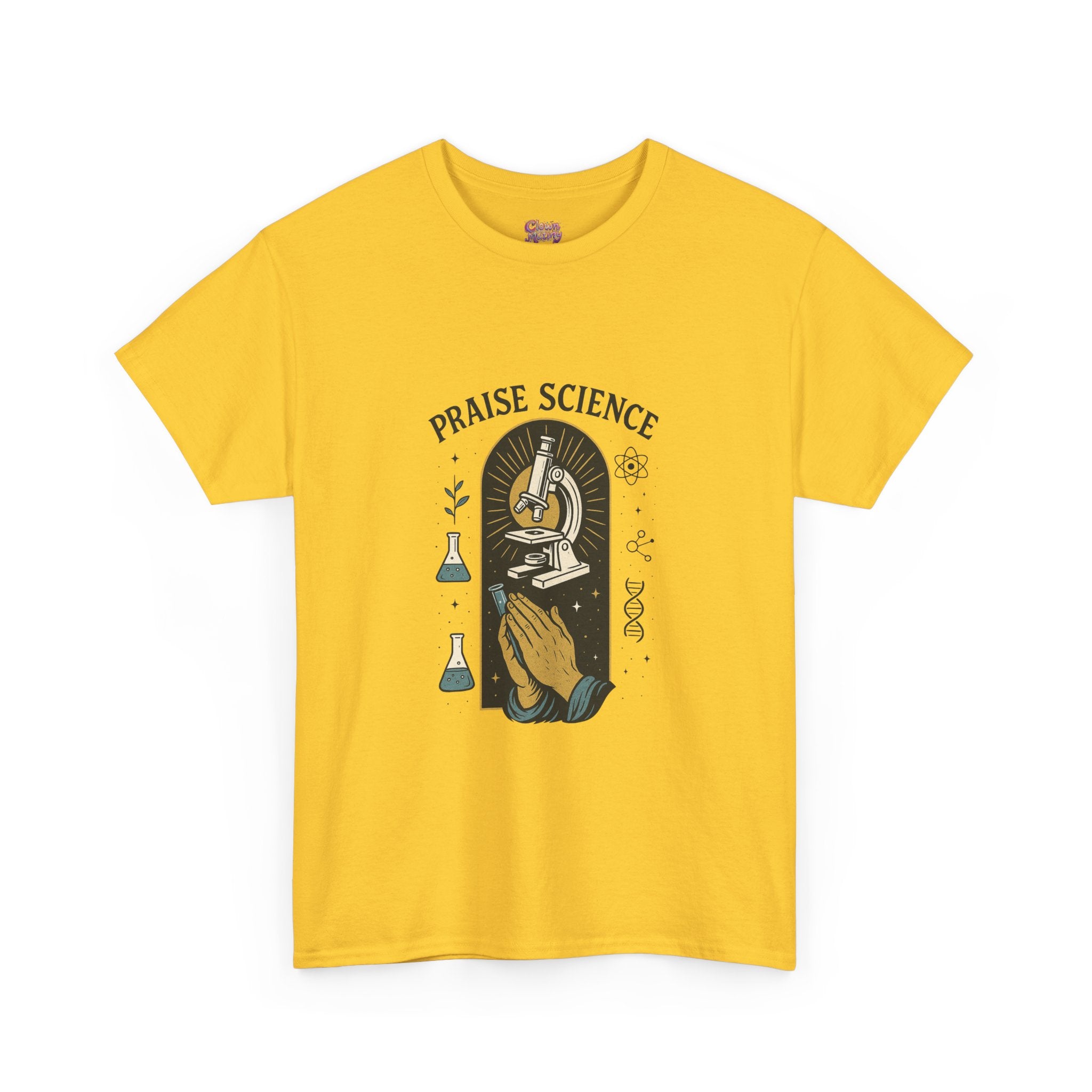 Praise Science Unisex Heavy Cotton Tee - Science Lover's T-Shirt for Educators and Students