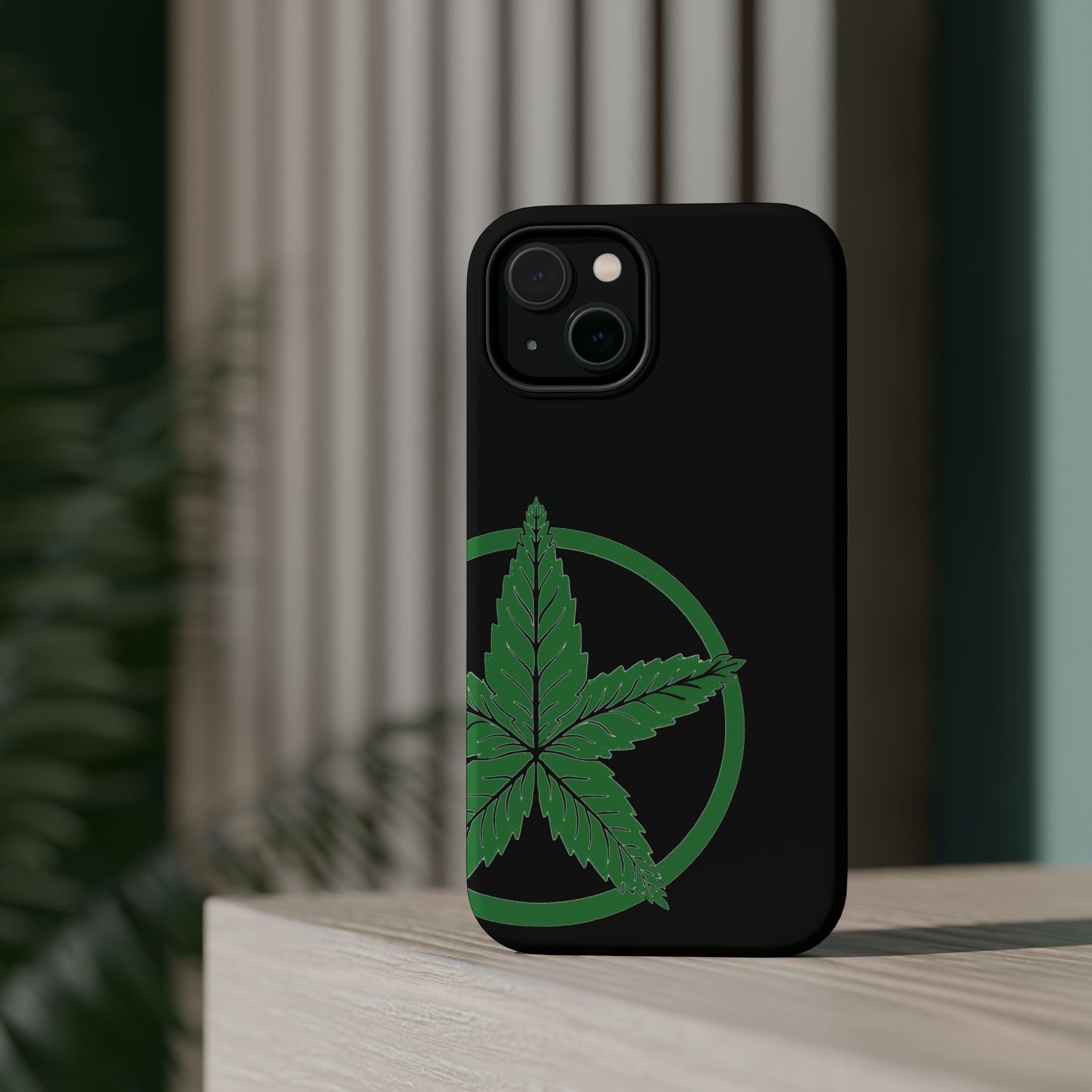 Green Army Half Star Leaf MagSafe Tough Cases
