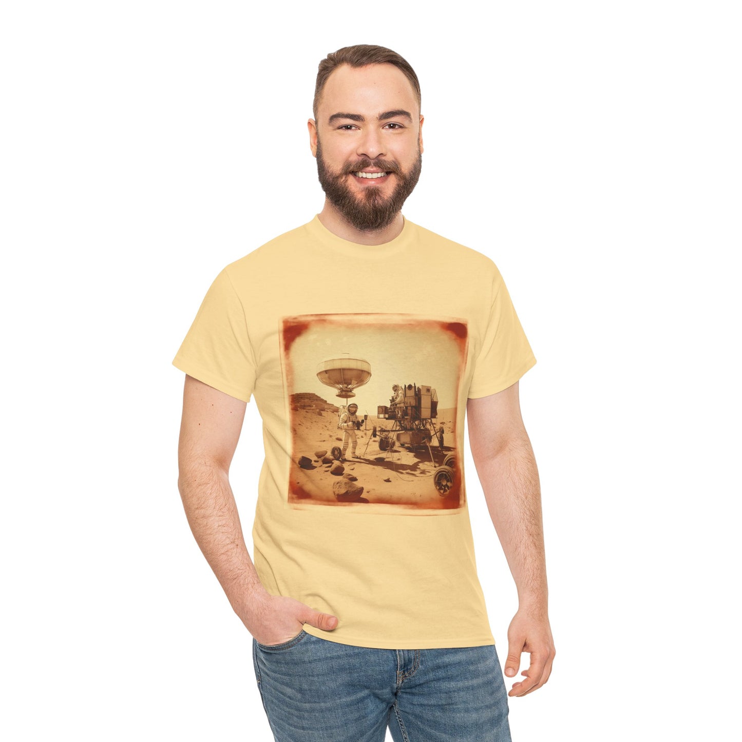 Martian Polaroid Unisex Heavy Cotton Tee