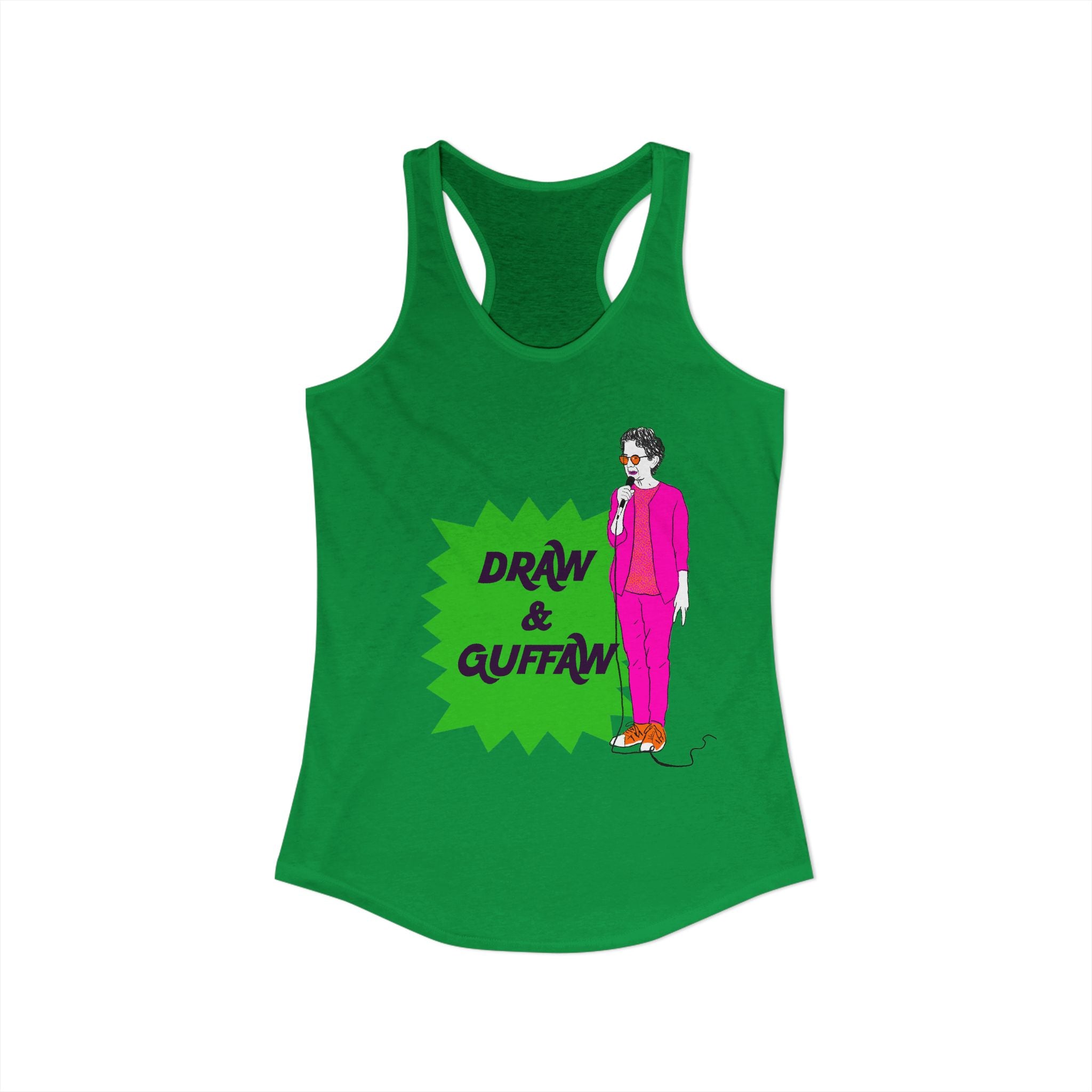 Draw and Guffaw Women's Ideal Racerback Tank