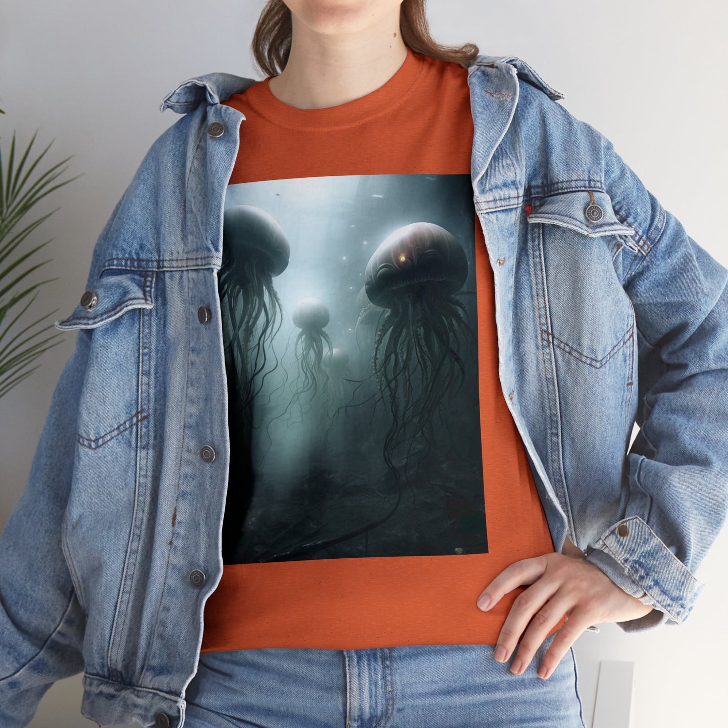 Alien Jellyfish Unisex Heavy Cotton Tee