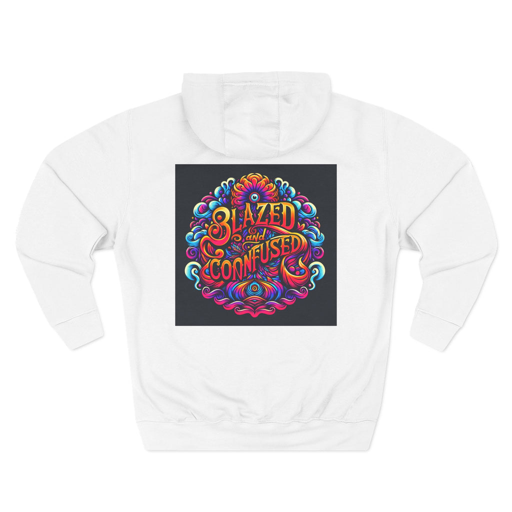Blazed and Confused Three-Panel Fleece Hoodie