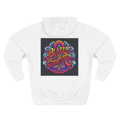 Blazed and Confused Three-Panel Fleece Hoodie