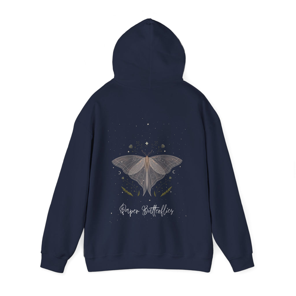 Paper Butterflies Fancy Unisex Heavy Blend Hooded Sweatshirt