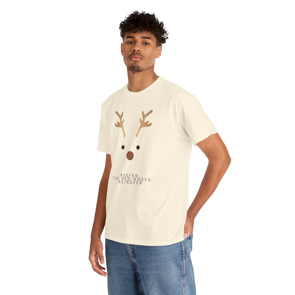 Reindeer Unisex Heavy Cotton Tee