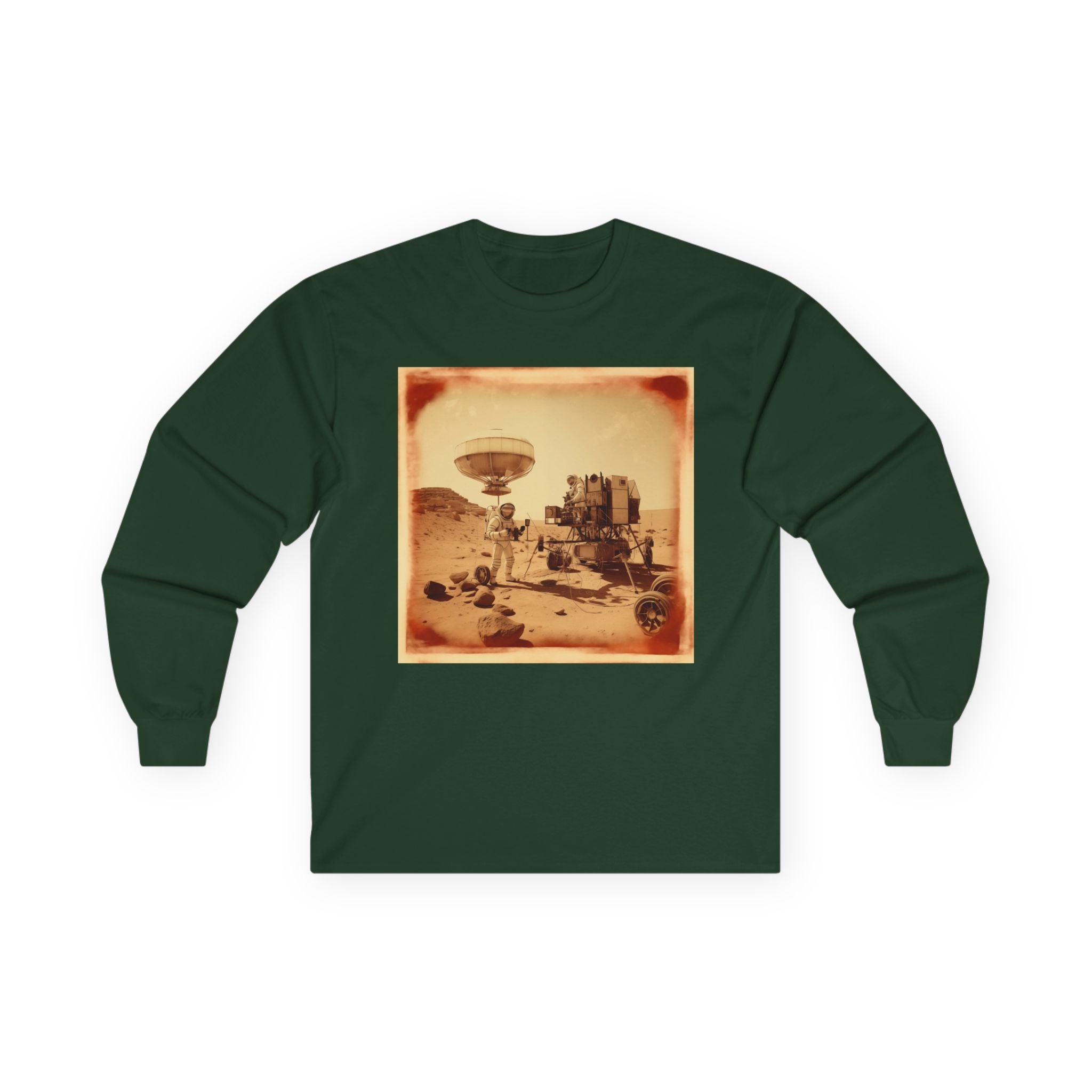 Martian Polaroid Unisex Ultra Cotton Long Sleeve Tee