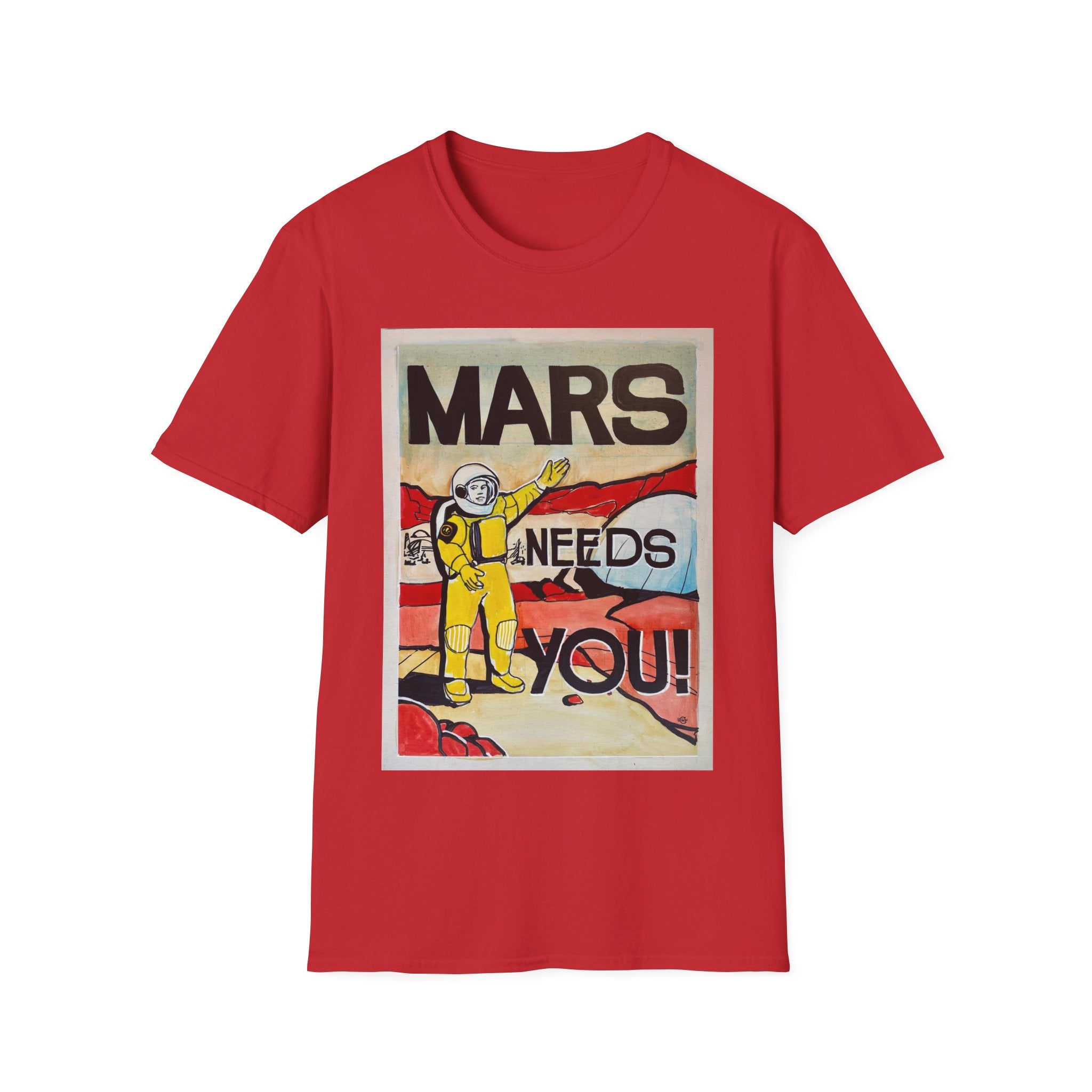 Mars Needs You Unisex Softstyle T-Shirt