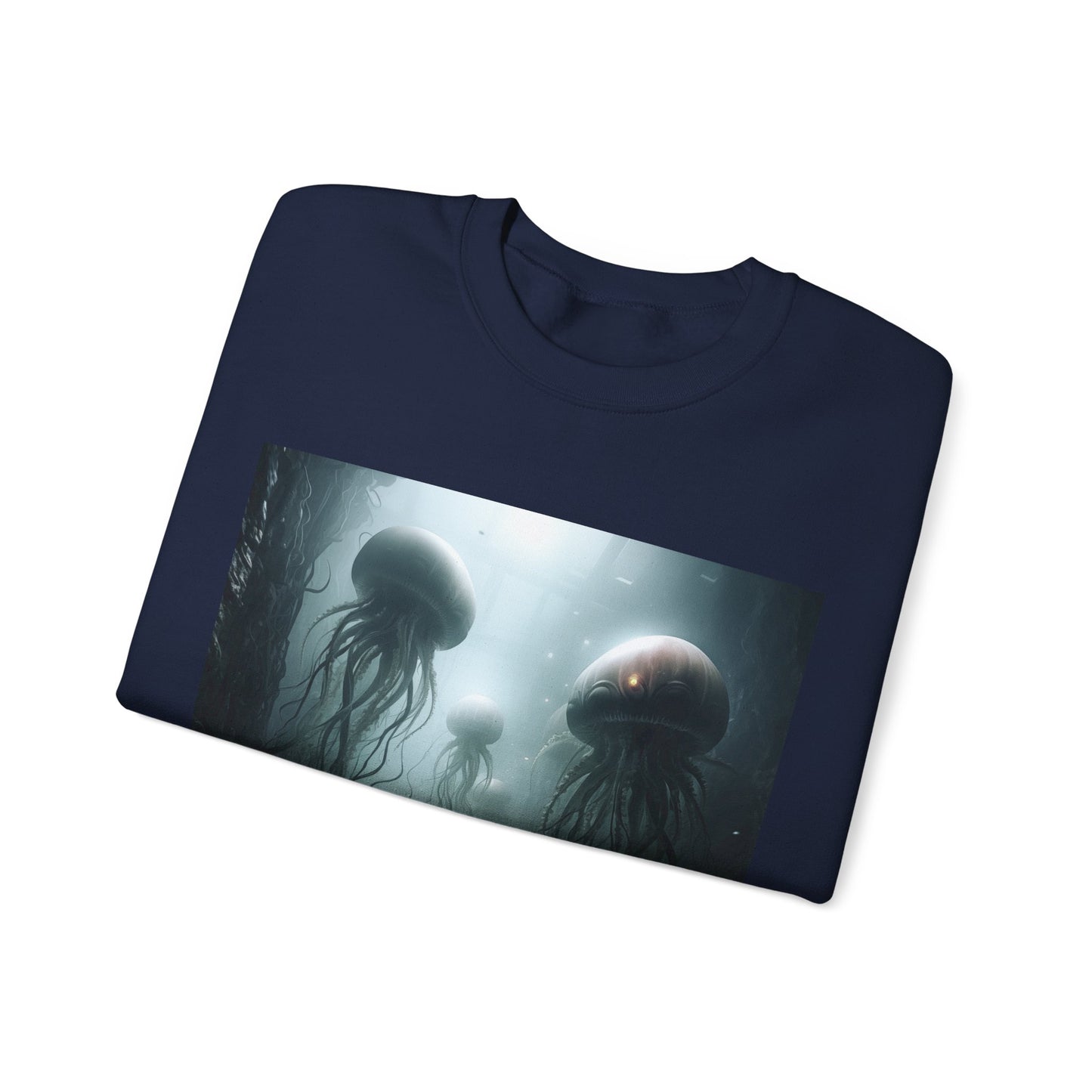 Alien Jellyfish Unisex Heavy Blend Crewneck Sweatshirt