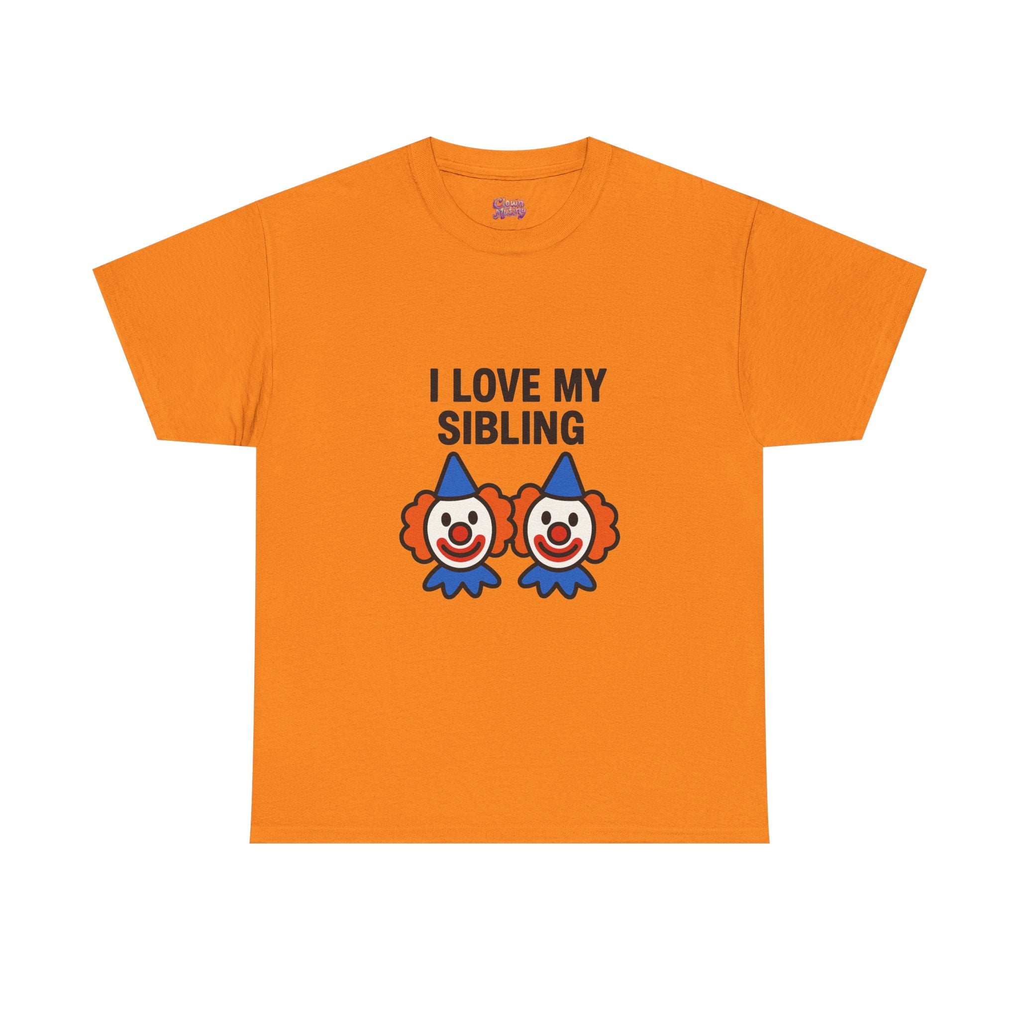 Funny Clown Sibling Love Unisex Cotton Tee