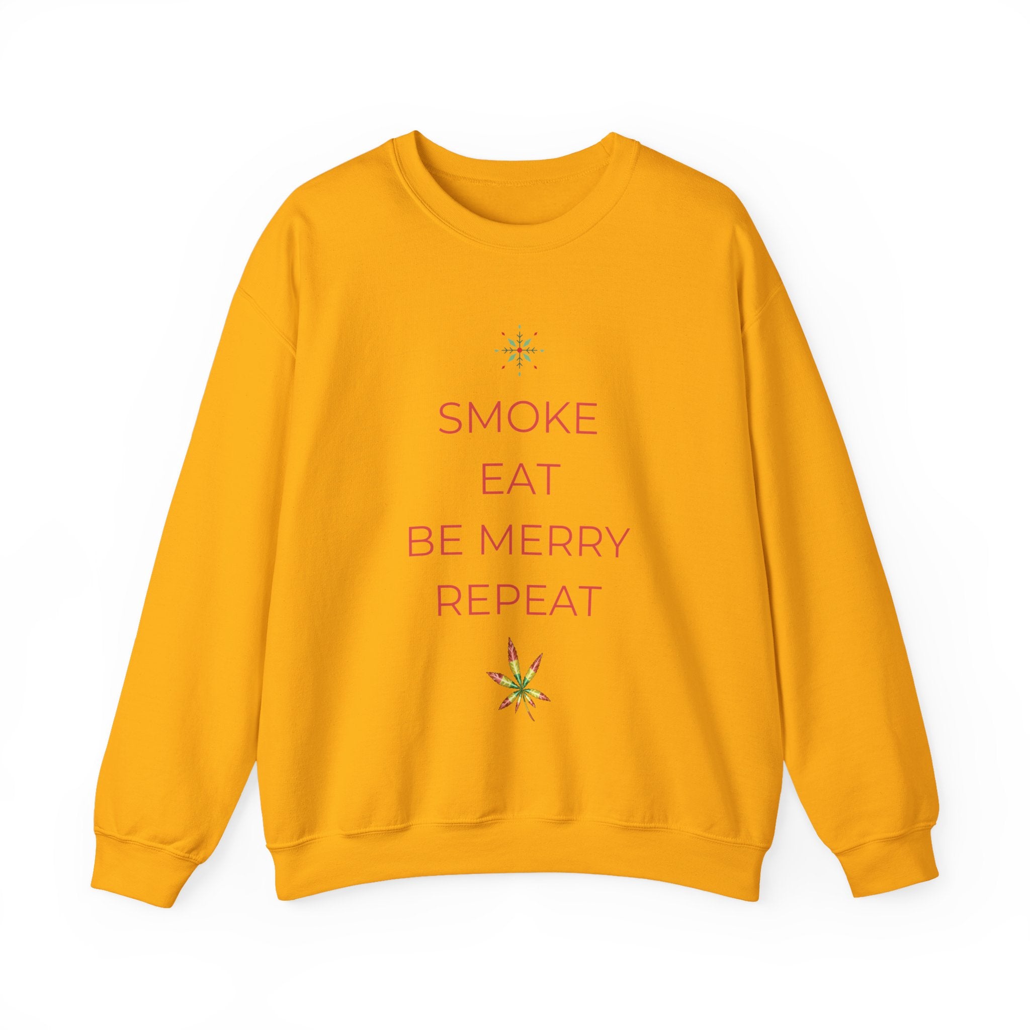Eat Repeat Holiday Unisex Heavy Blend Crewneck Sweatshirt