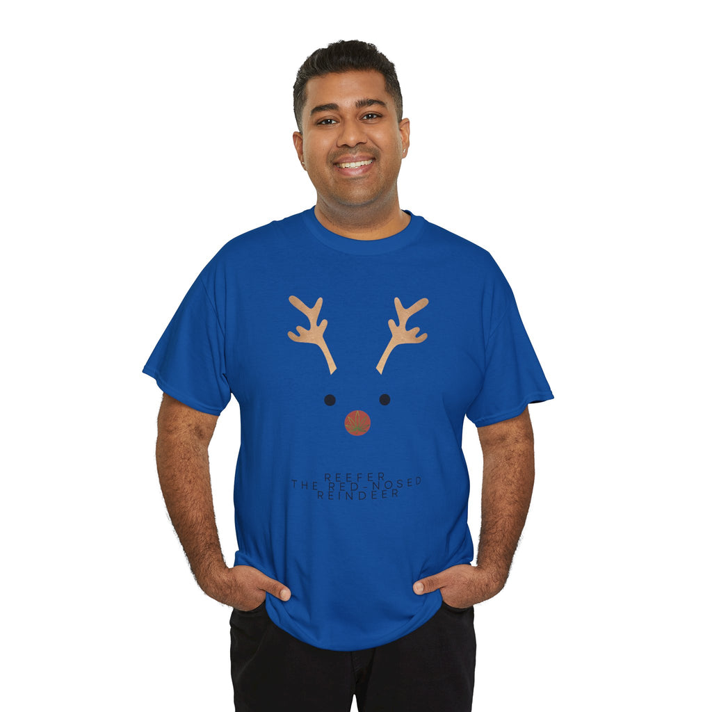Reindeer Unisex Heavy Cotton Tee