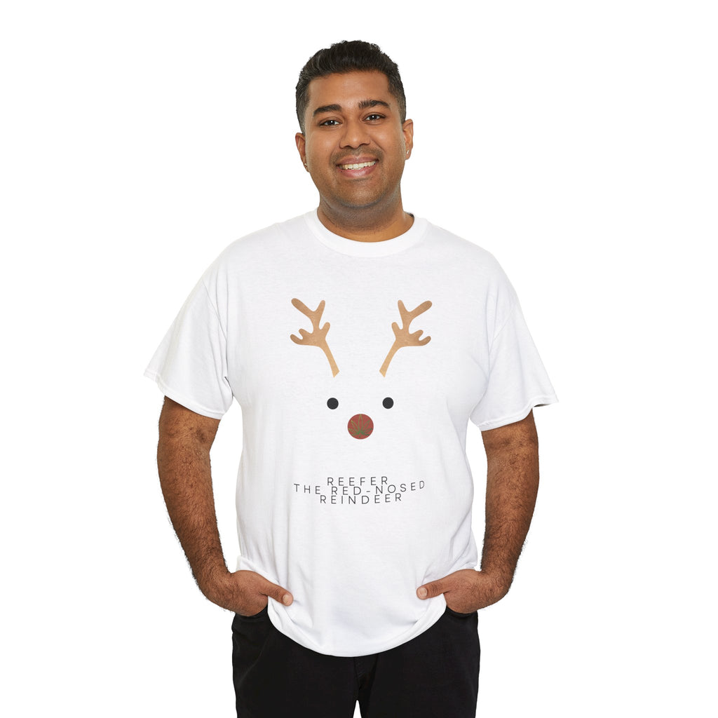 Reindeer Unisex Heavy Cotton Tee