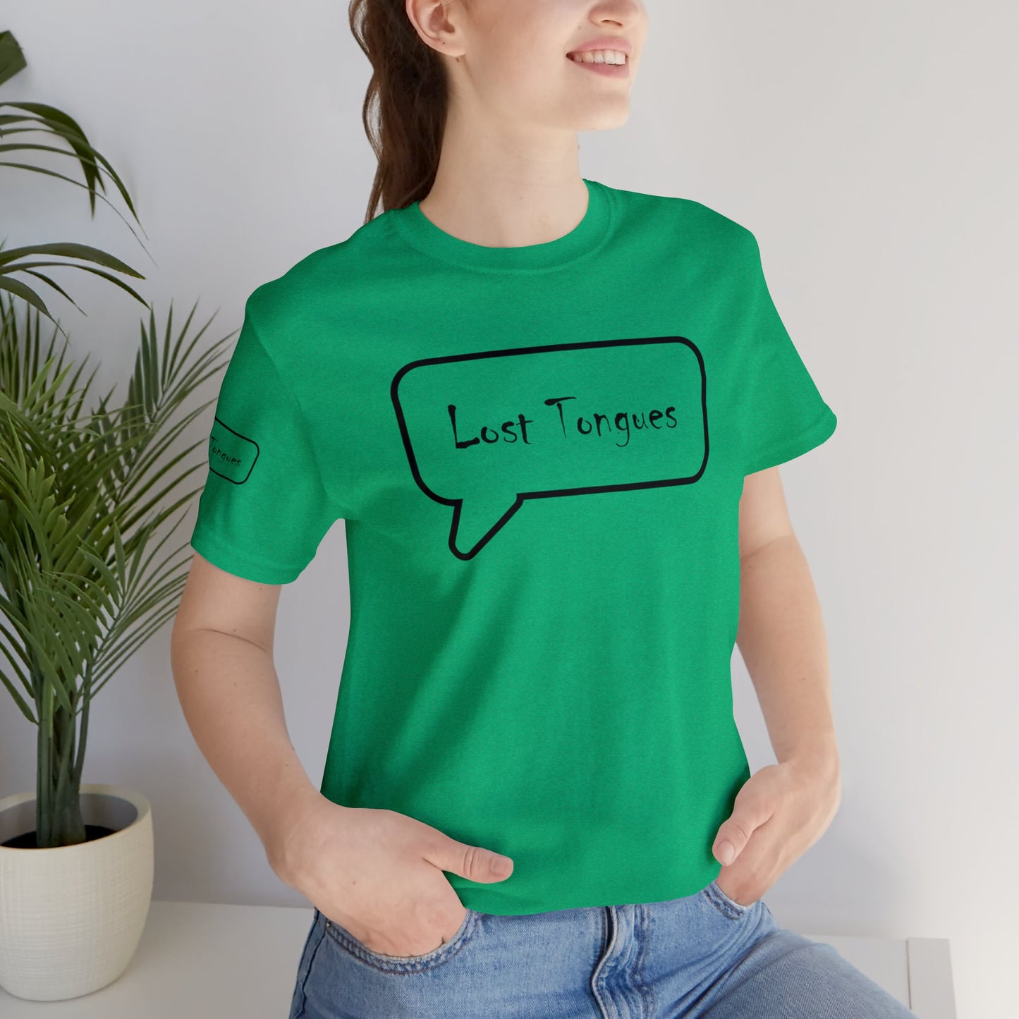 Lost Tongues Unisex Jersey Short Sleeve Tee