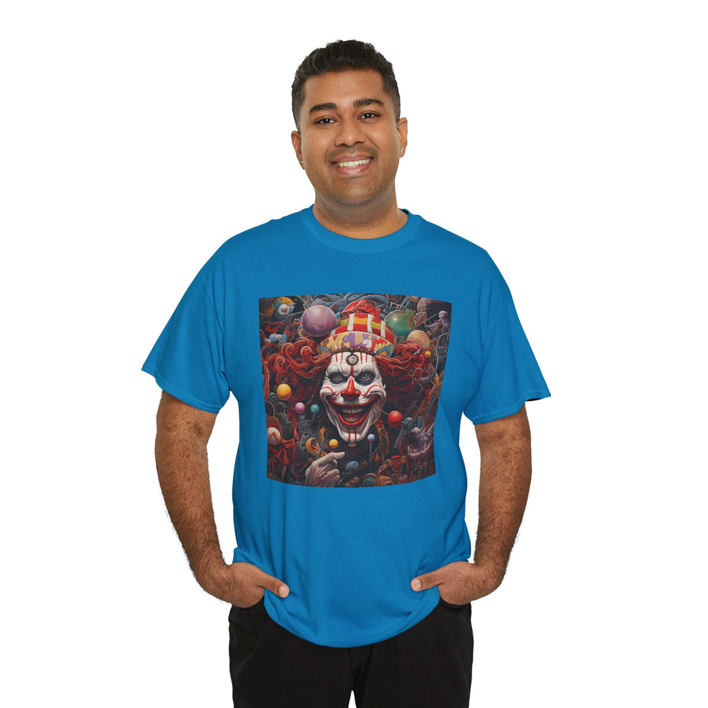 Clown Mutiny Face Unisex Heavy Cotton Tee