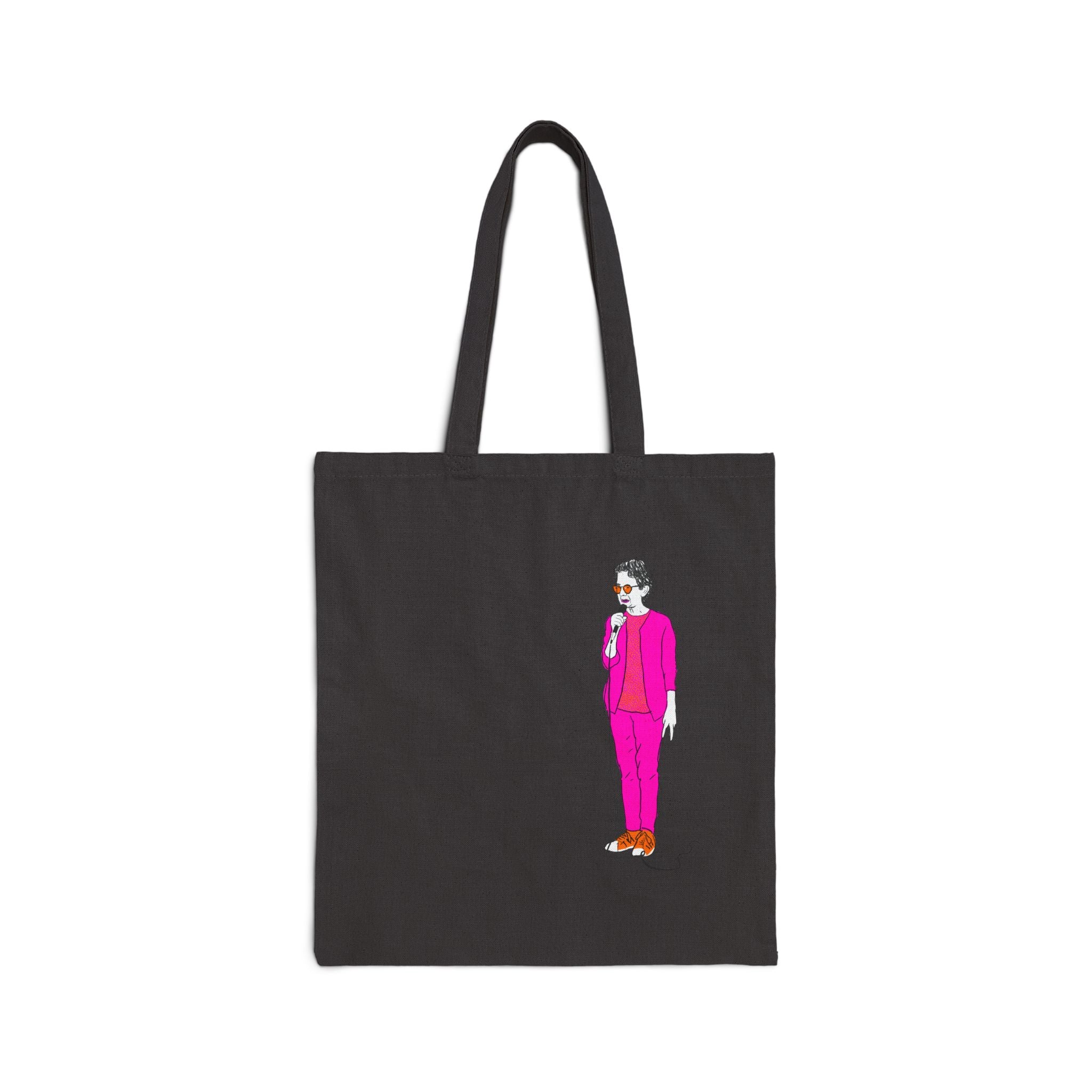 Loren K Little Old Lesbian Cotton Canvas Tote Bag