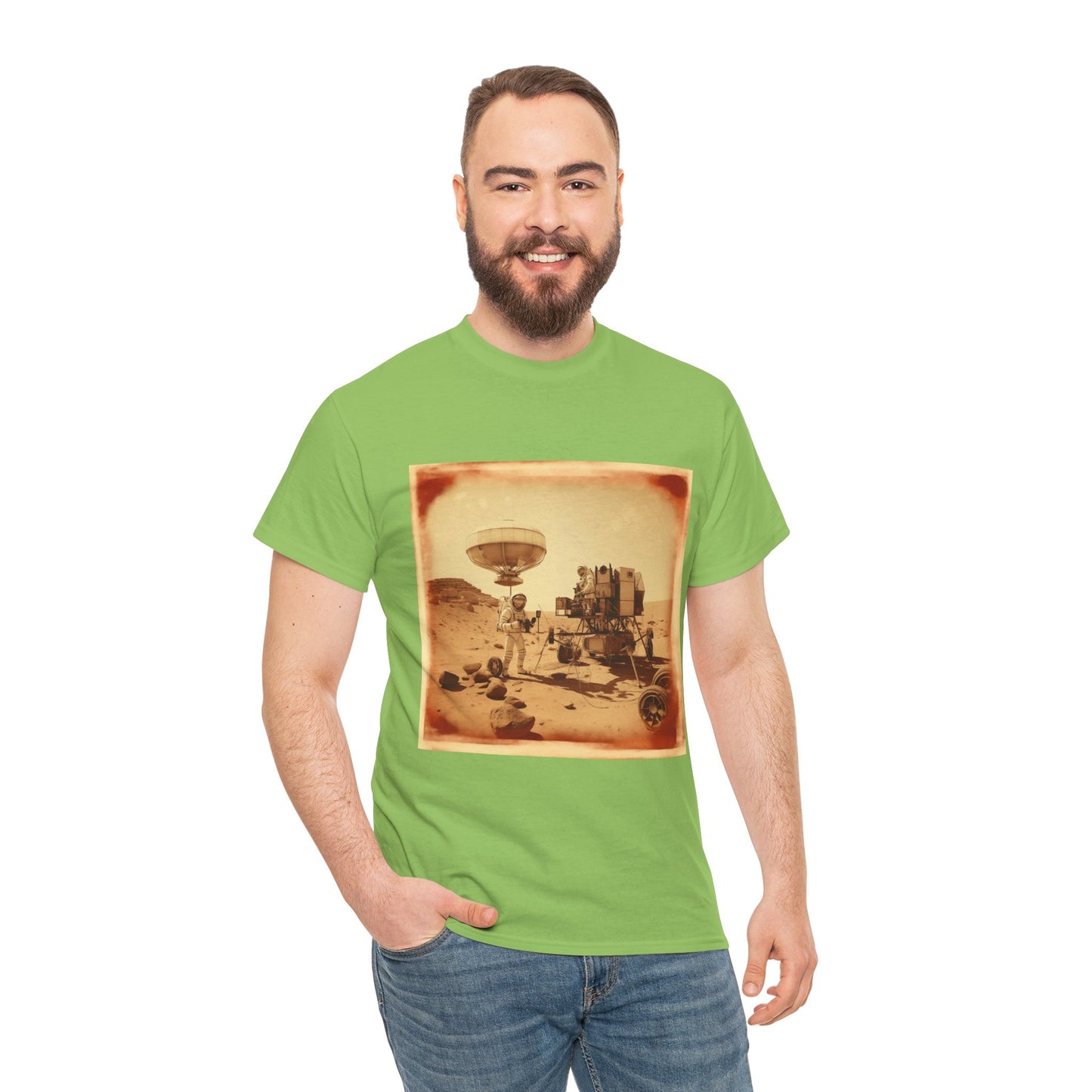 Martian Polaroid Unisex Heavy Cotton Tee