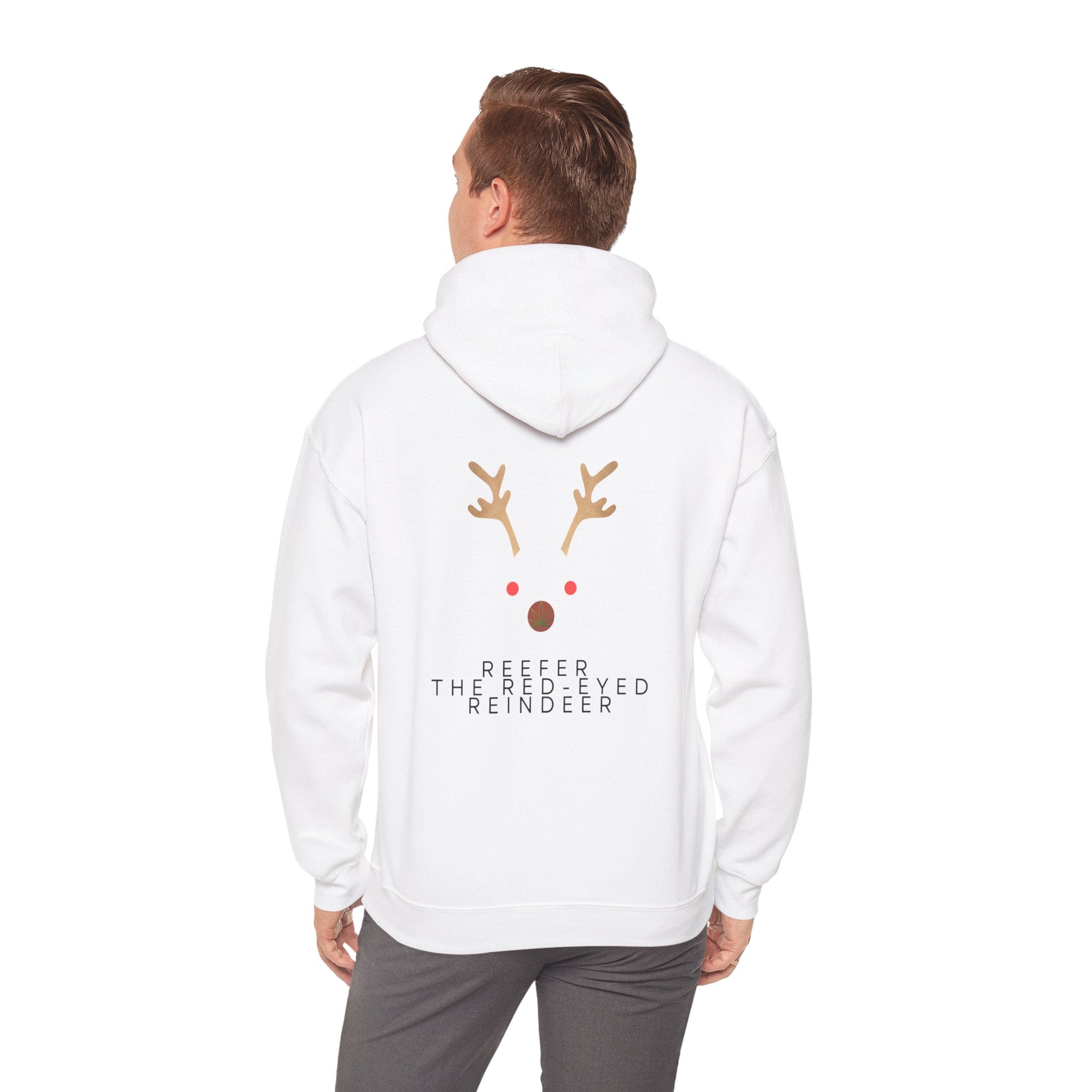 Reindeer Unisex Heavy Blend Hooded Sweatshirt