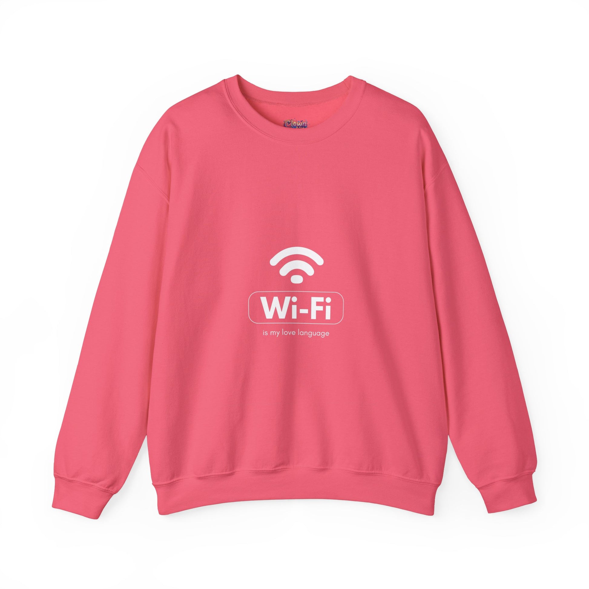 Wi-Fi Love Language Sweatshirt - Unisex Heavy Blend Crewneck