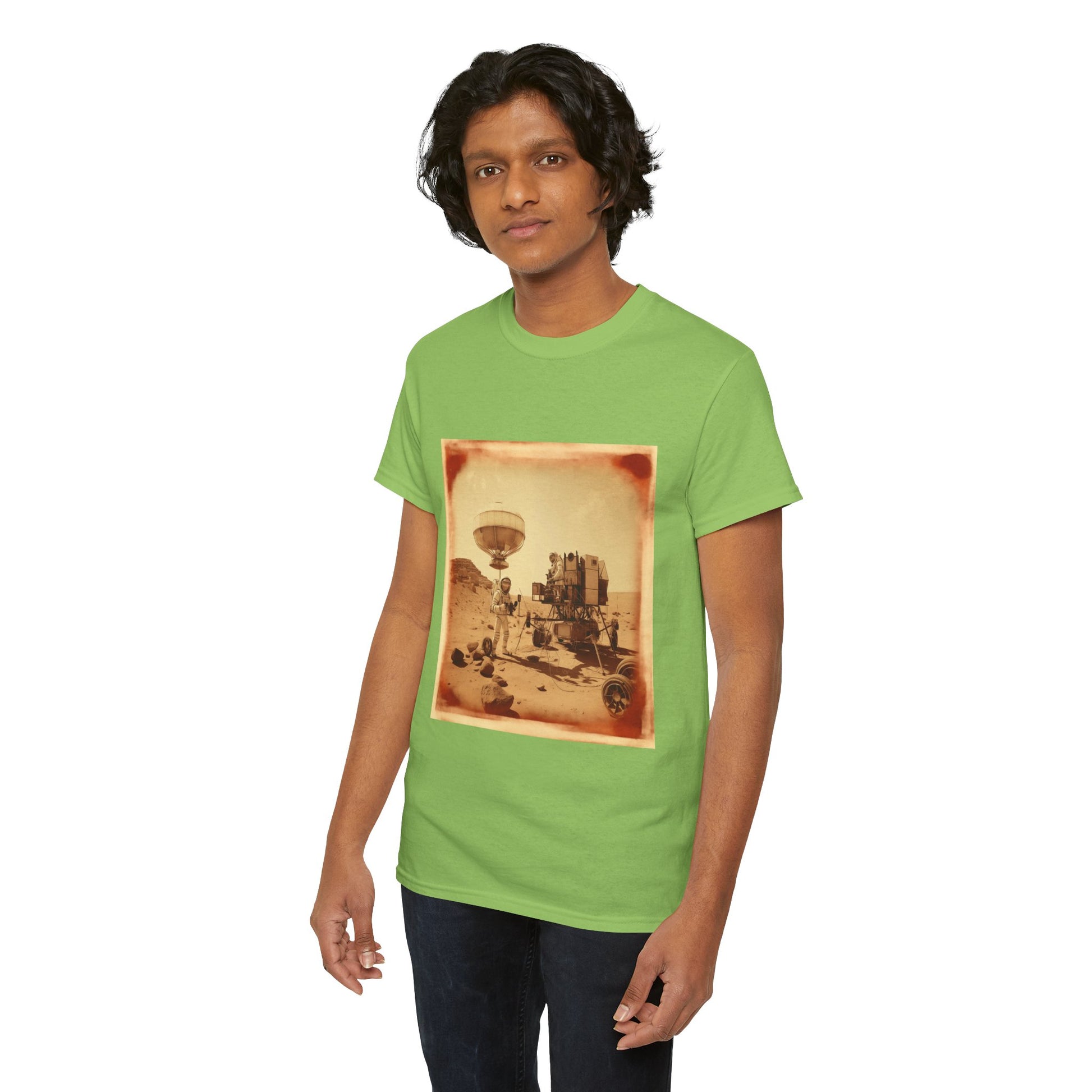 Martian Polaroid Unisex Heavy Cotton Tee