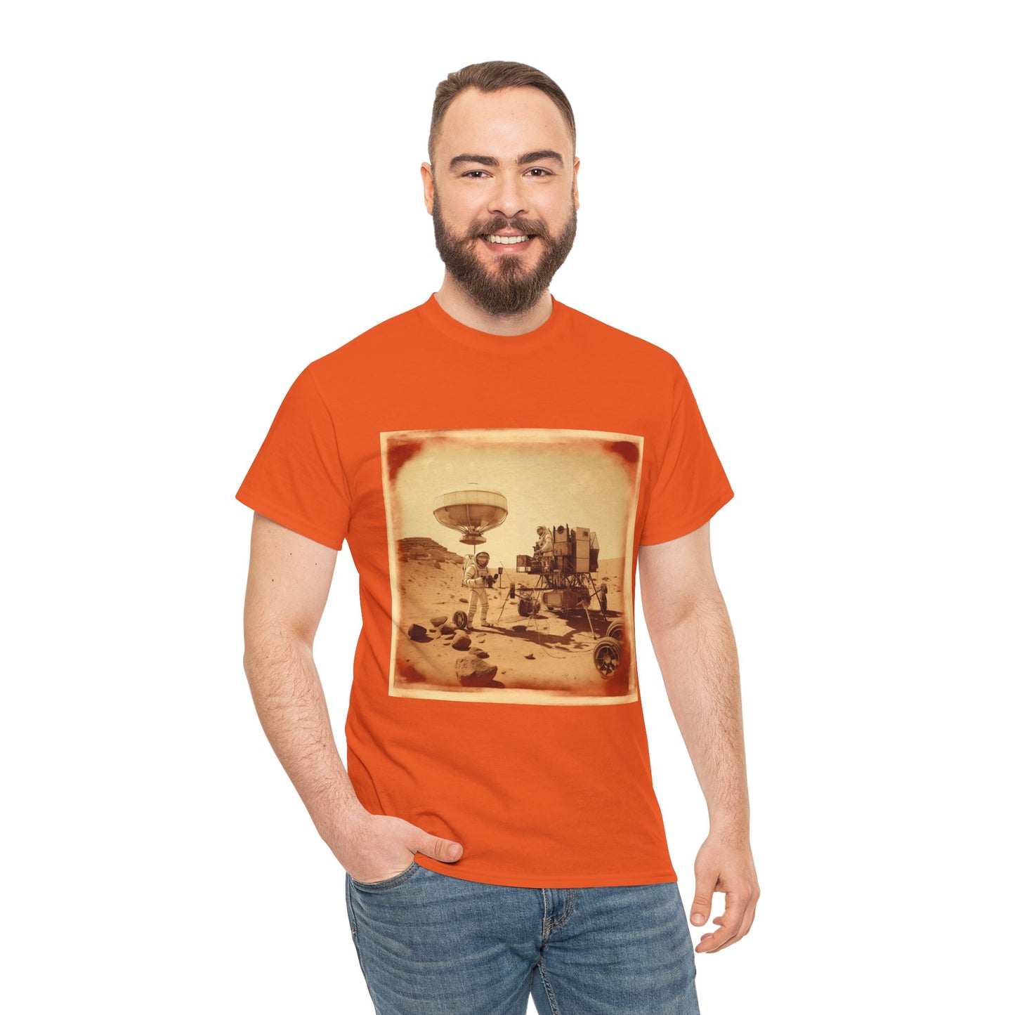 Martian Polaroid Unisex Heavy Cotton Tee