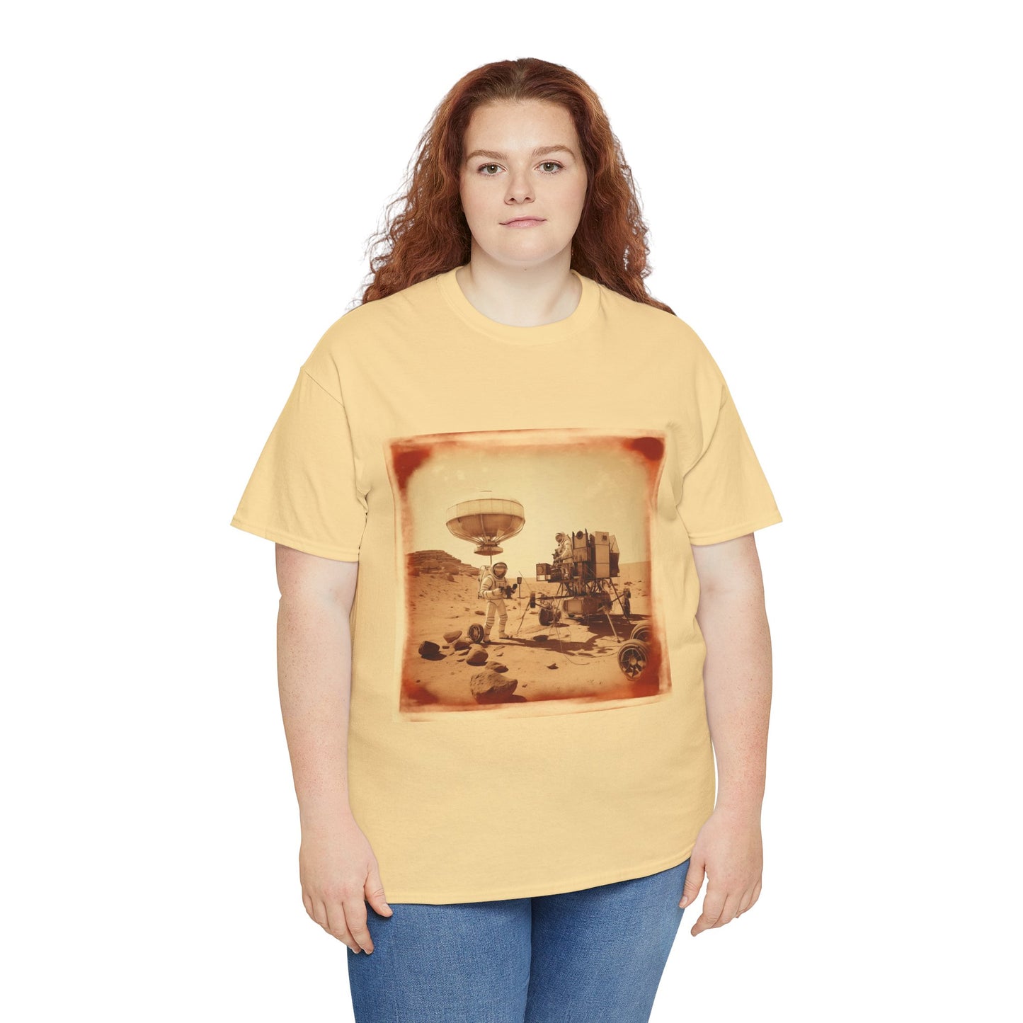 Martian Polaroid Unisex Heavy Cotton Tee