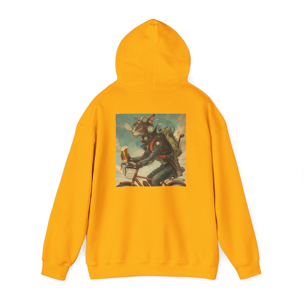 Robot Cat Unisex Heavy Blend Hooded Sweatshirt