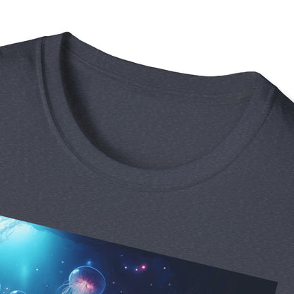 Jellyfish in Space Unisex Softstyle T-Shirt