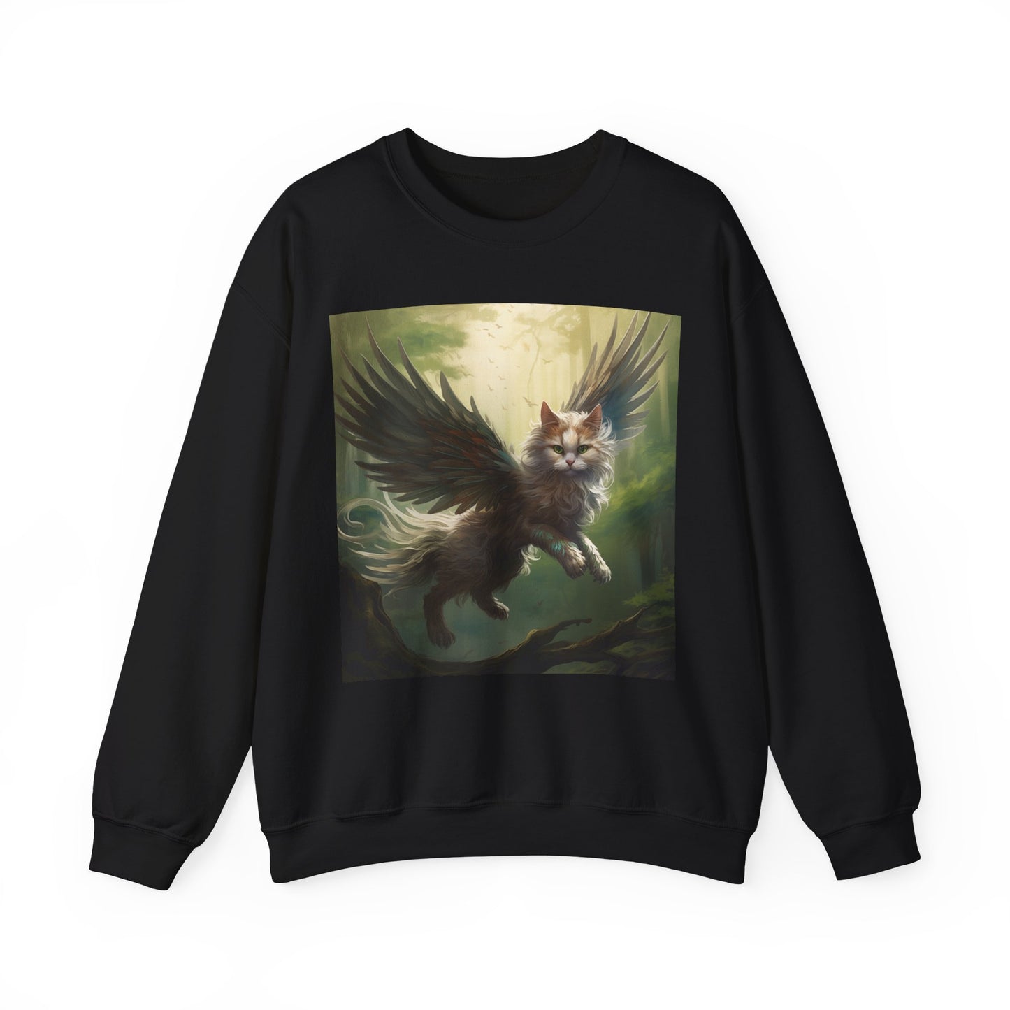 Fantasy Cat Unisex Heavy Blend Crewneck Sweatshirt