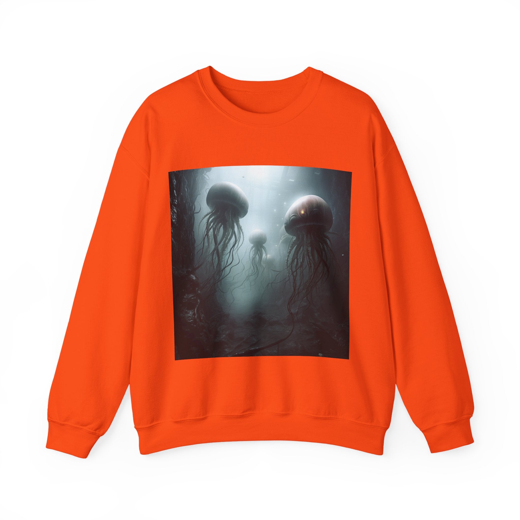 Alien Jellyfish Unisex Heavy Blend Crewneck Sweatshirt