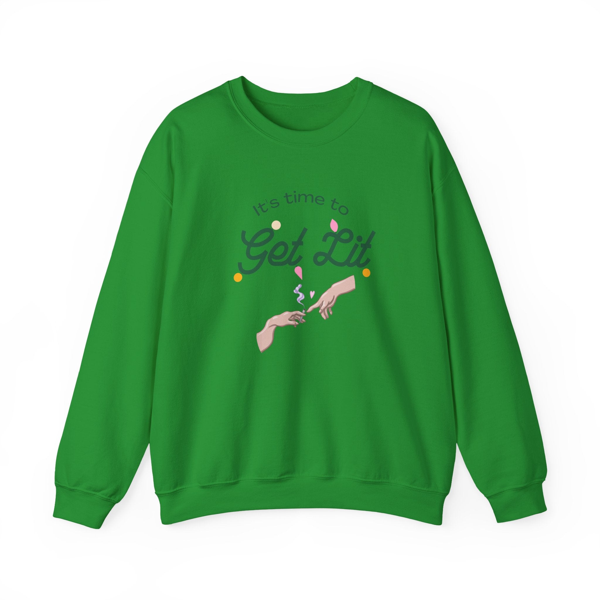 Get Lit Unisex Heavy Blend Crewneck Sweatshirt