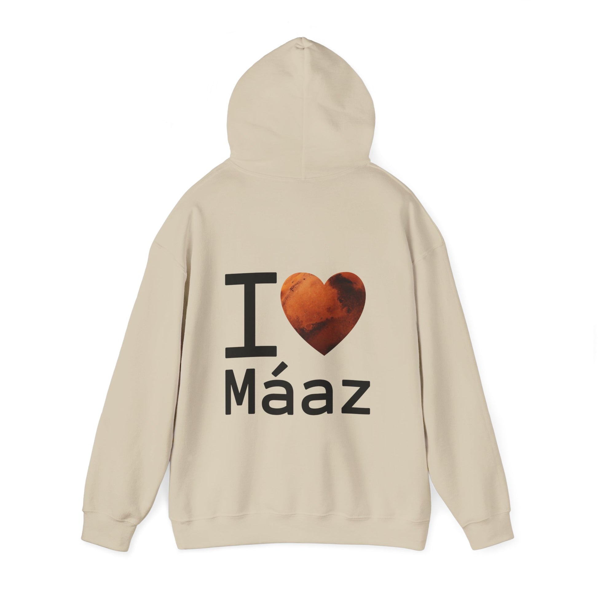 I Love Mars Unisex Heavy Blend Hooded Sweatshirt