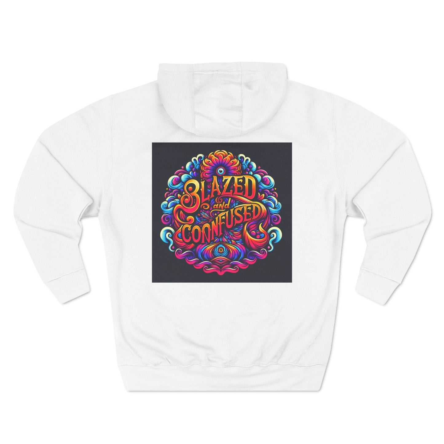 Blazed and Confused Three-Panel Fleece Hoodie