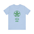 Green Army Star Unisex Jersey Short Sleeve Tee