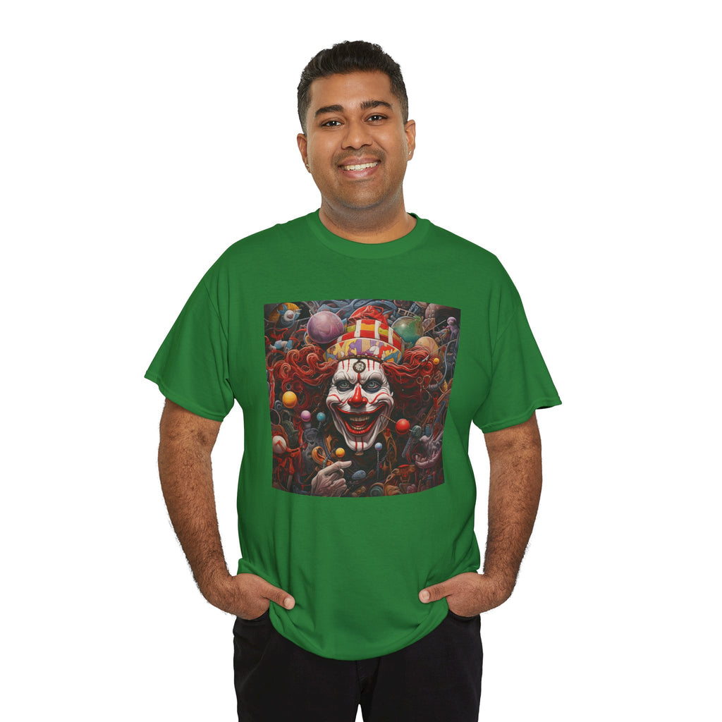 Clown Mutiny Face Unisex Heavy Cotton Tee