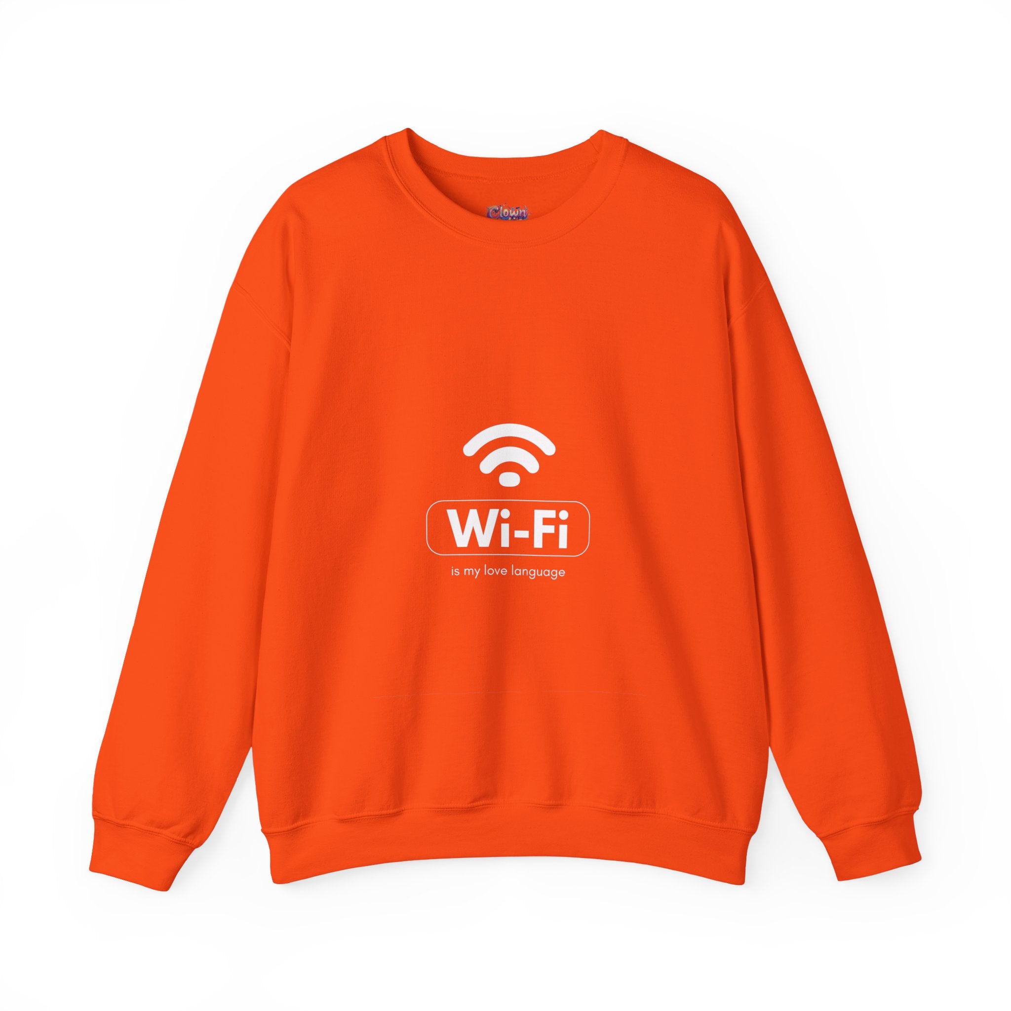 Wi-Fi Love Language Sweatshirt - Unisex Heavy Blend Crewneck
