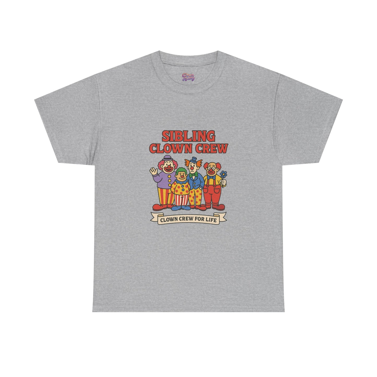 Clown Siblings Unisex Heavy Cotton Tee