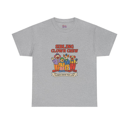 Clown Siblings Unisex Heavy Cotton Tee