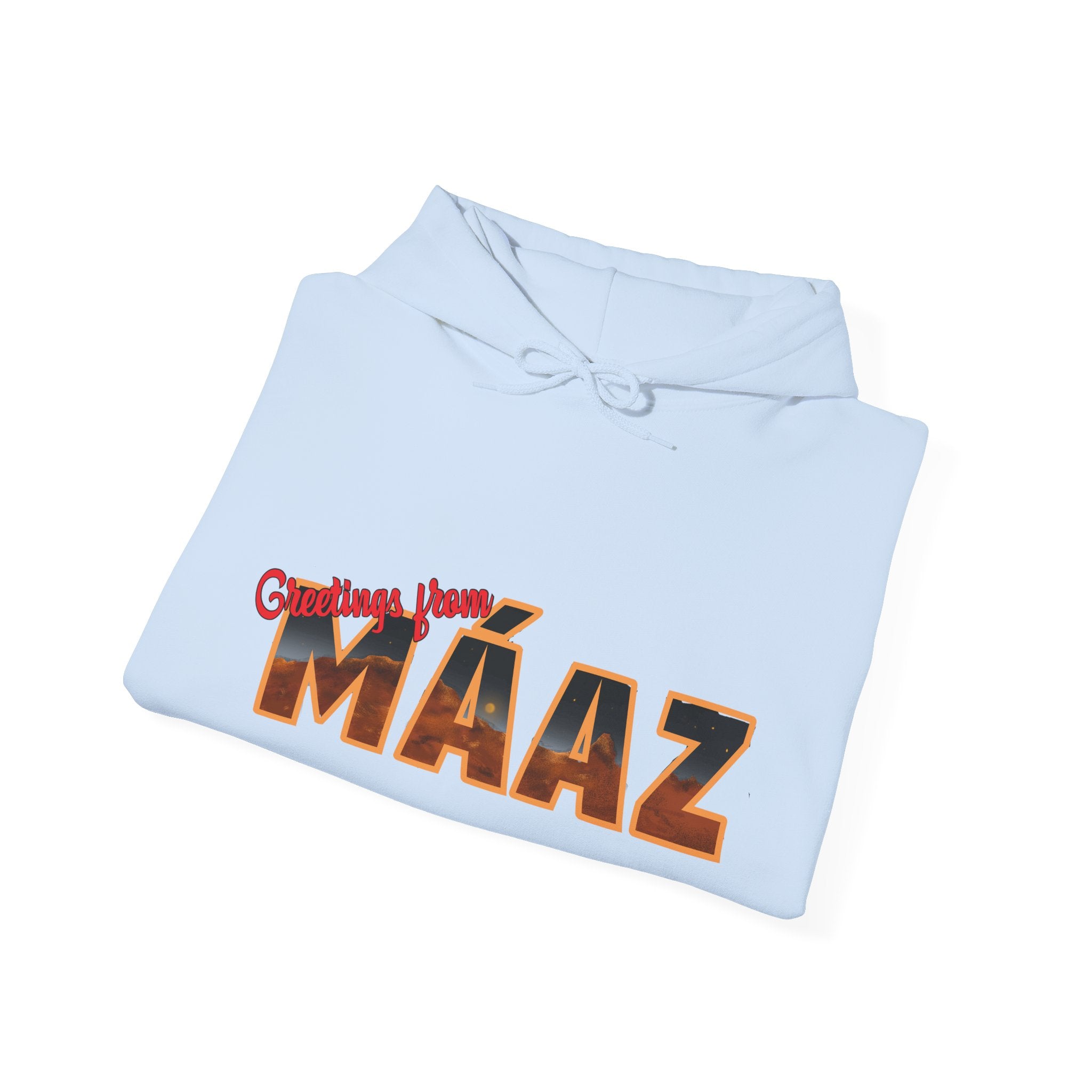 Greetings from Máaz Martians Unisex Heavy Blend Hooded Sweatshirt