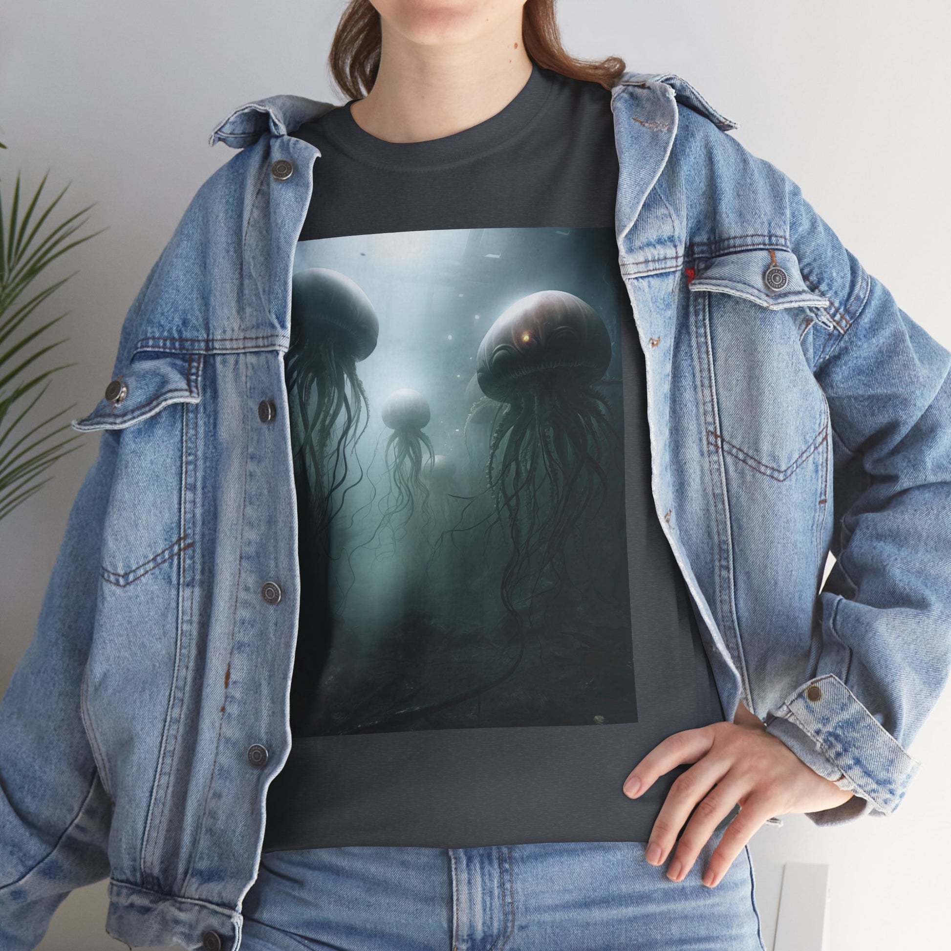 Alien Jellyfish Unisex Heavy Cotton Tee