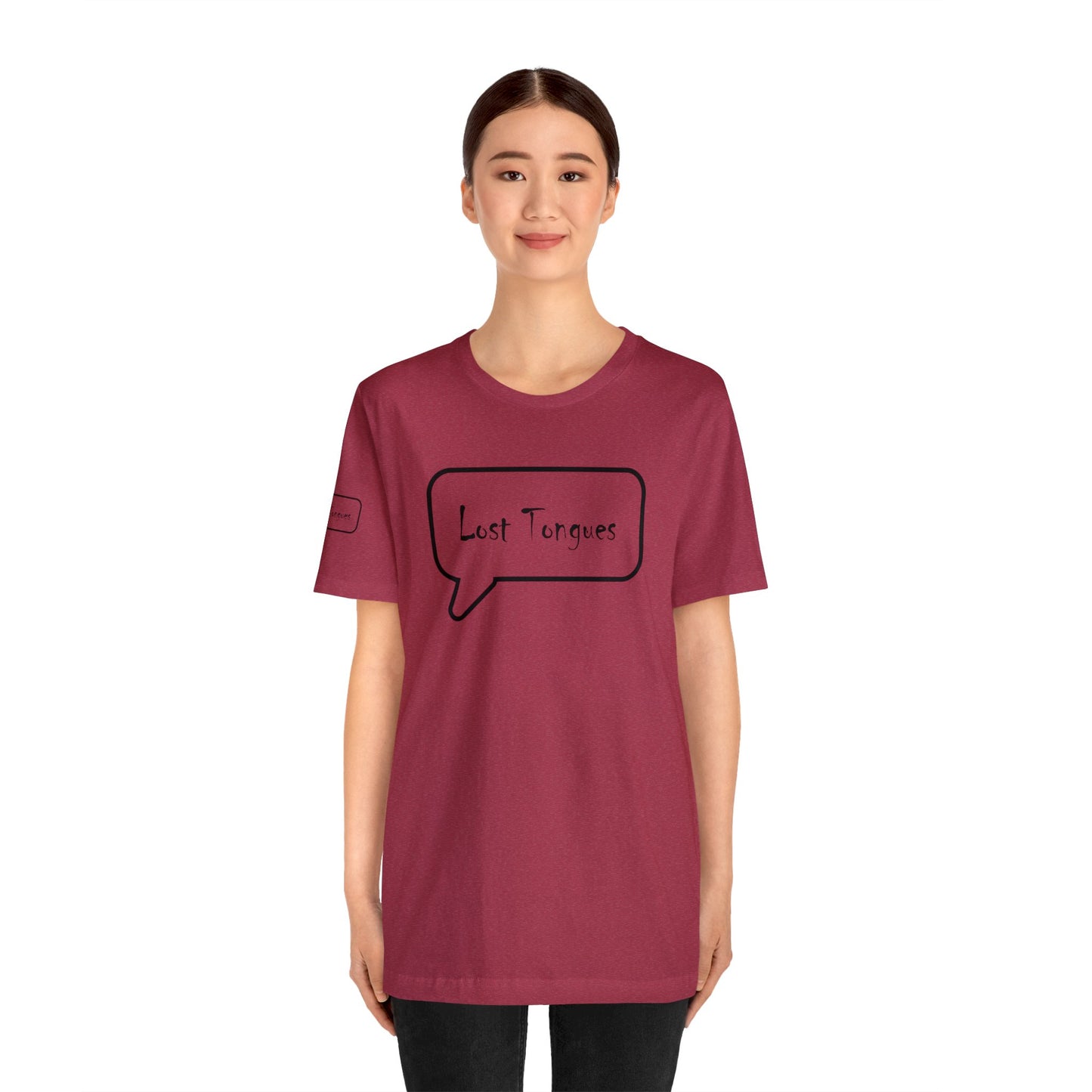 Lost Tongues Unisex Jersey Short Sleeve Tee