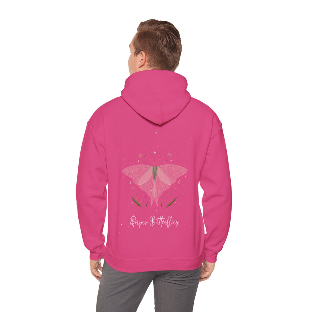 Paper Butterflies Fancy Unisex Heavy Blend Hooded Sweatshirt