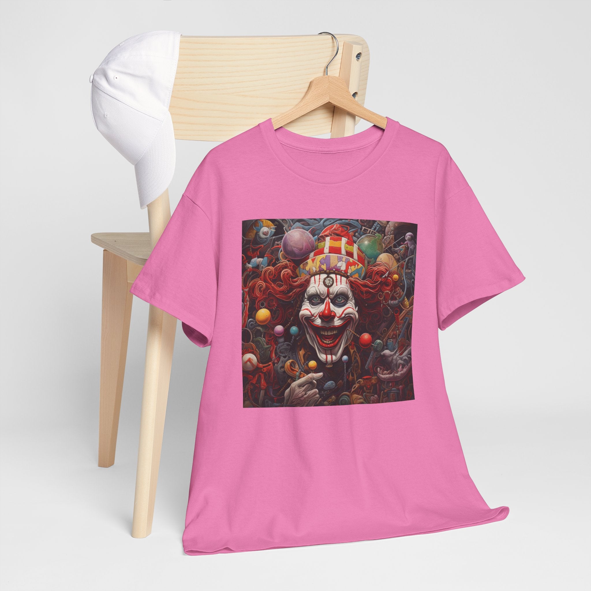 Clown Mutiny Face Unisex Heavy Cotton Tee