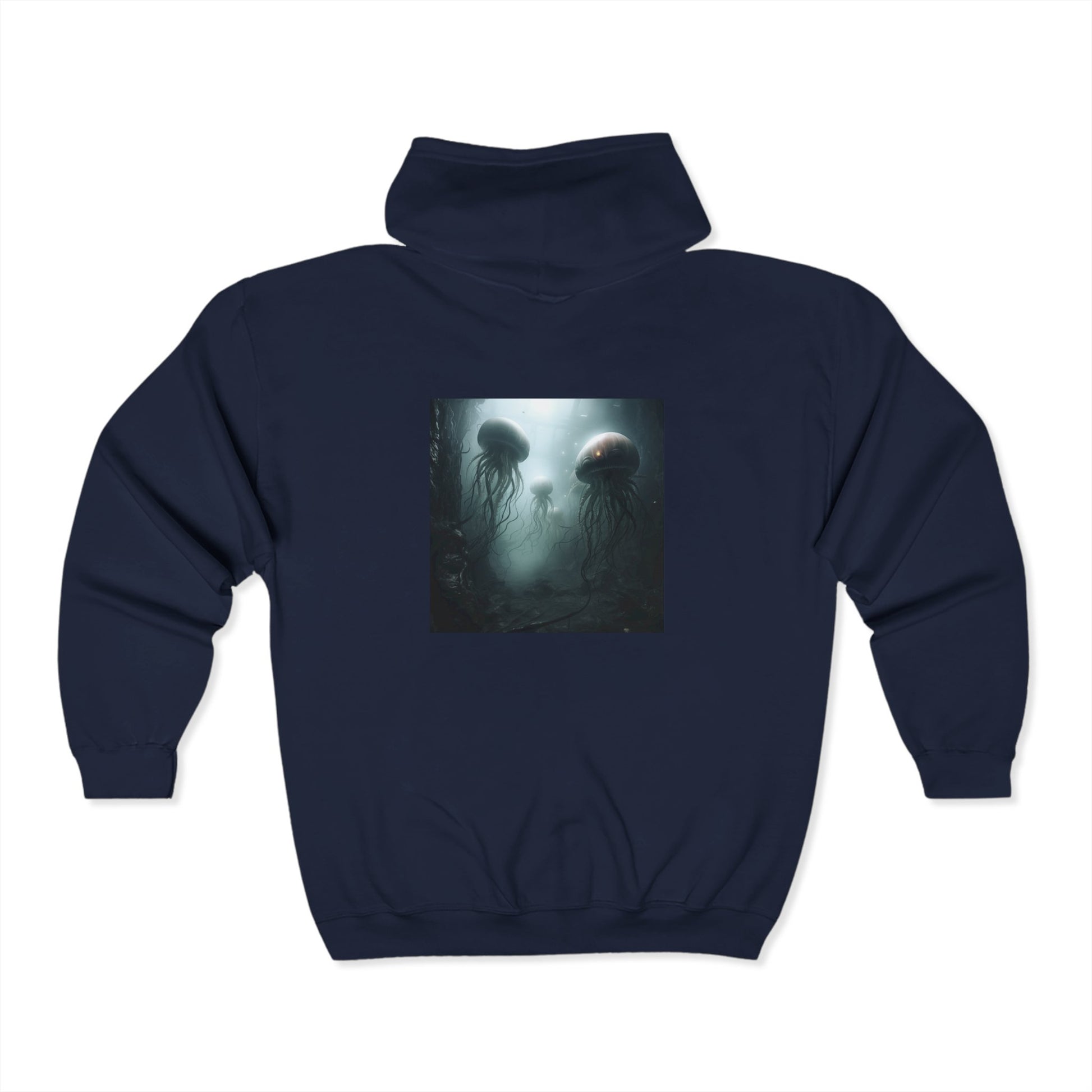 Alien Jellyfish Unisex Heavy Blend Full Zip Hooded Sweatshirt