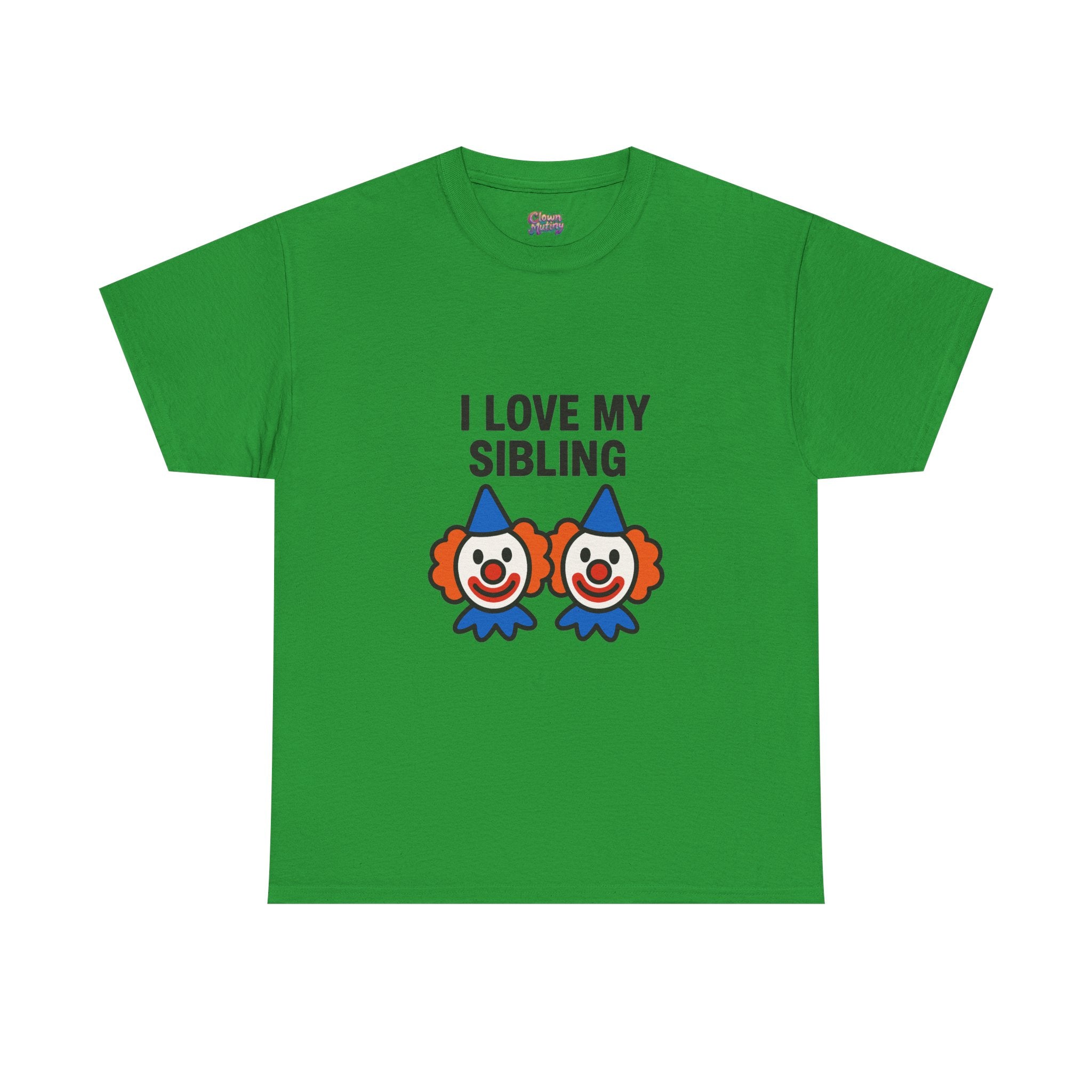 Funny Clown Sibling Love Unisex Cotton Tee