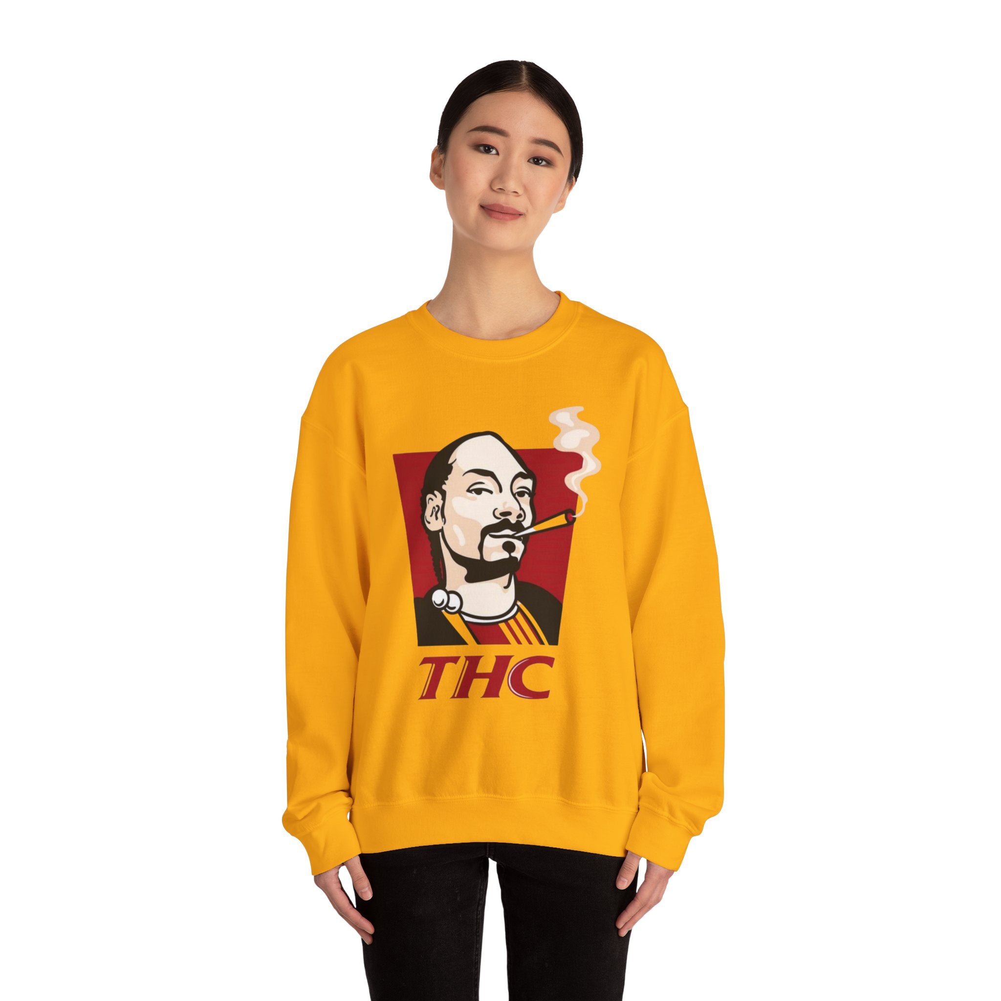 Bucket Love Graphic Crewneck Sweatshirt - Cozy Vintage Style for Chill Vibes